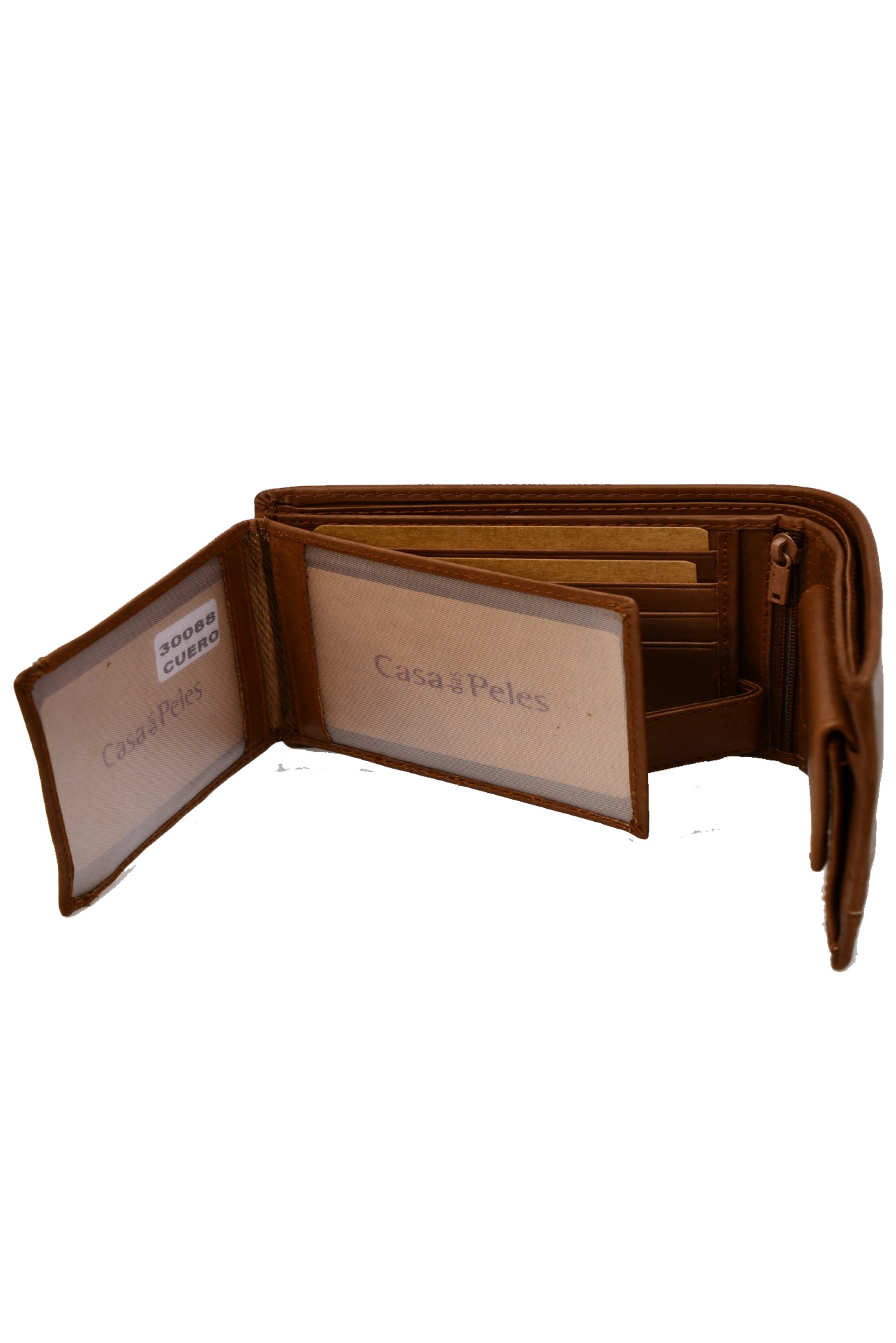 Carteira em pele Homem