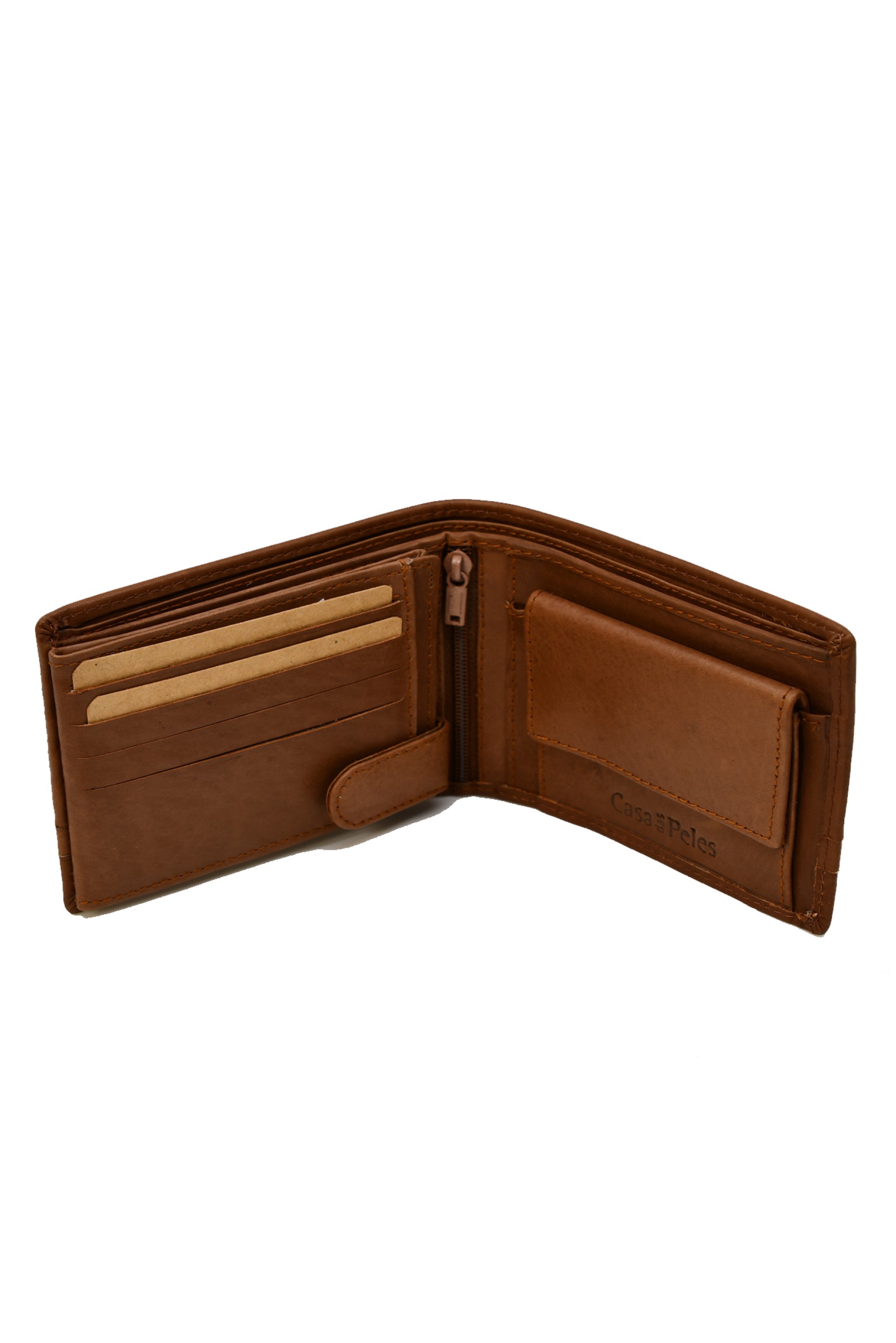 Carteira em pele Homem