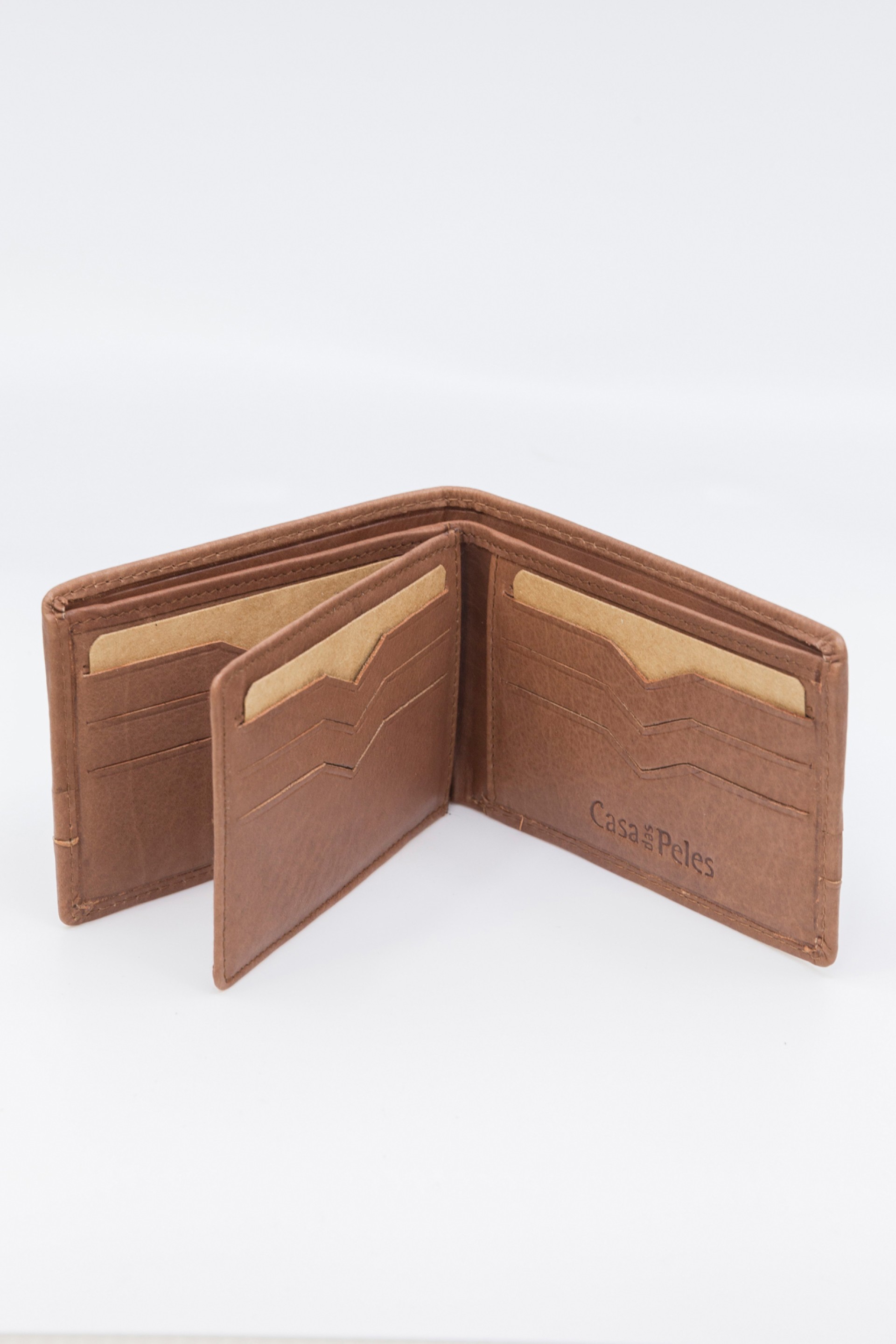 Porta cartões em pele