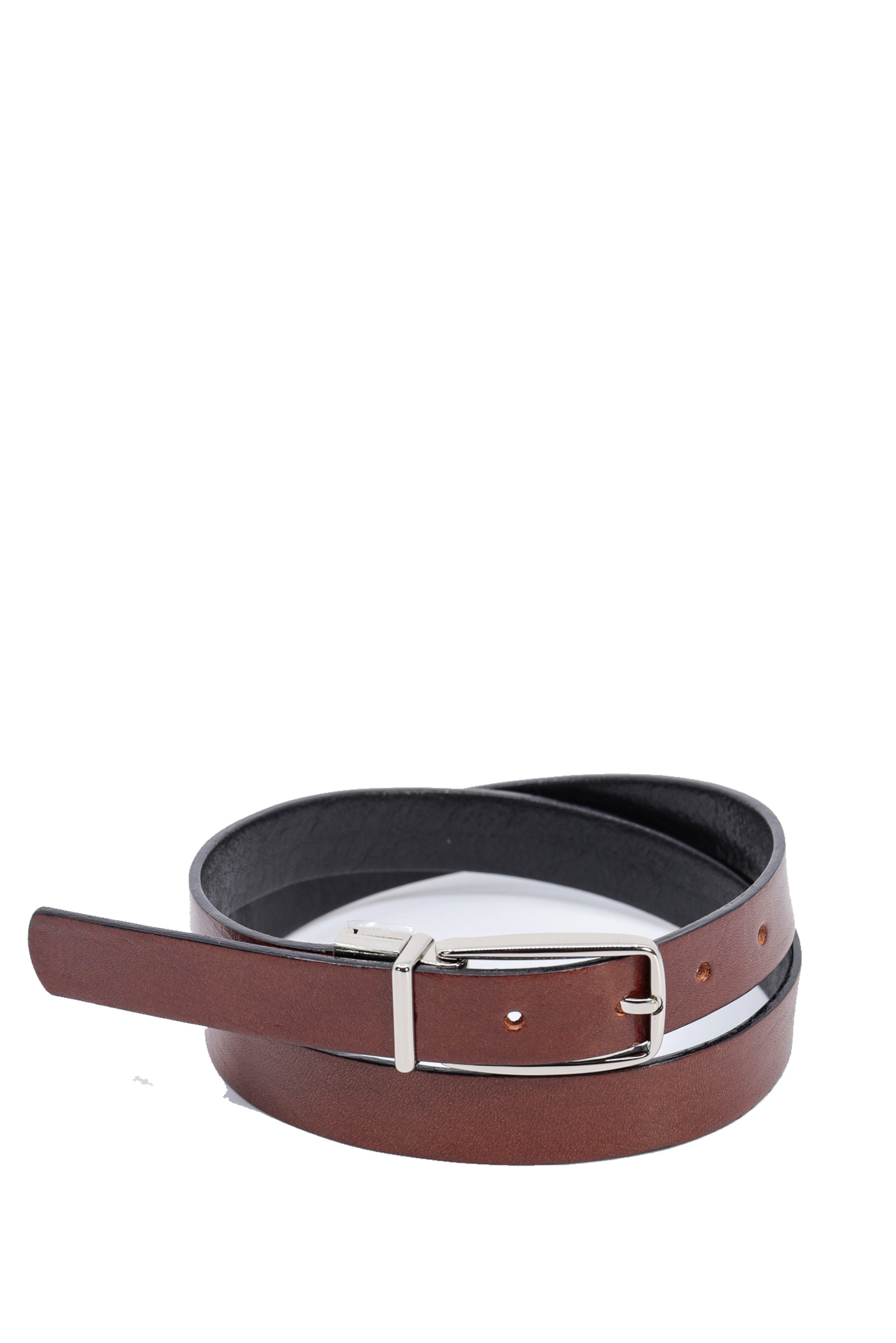 Cinto em pele reversível