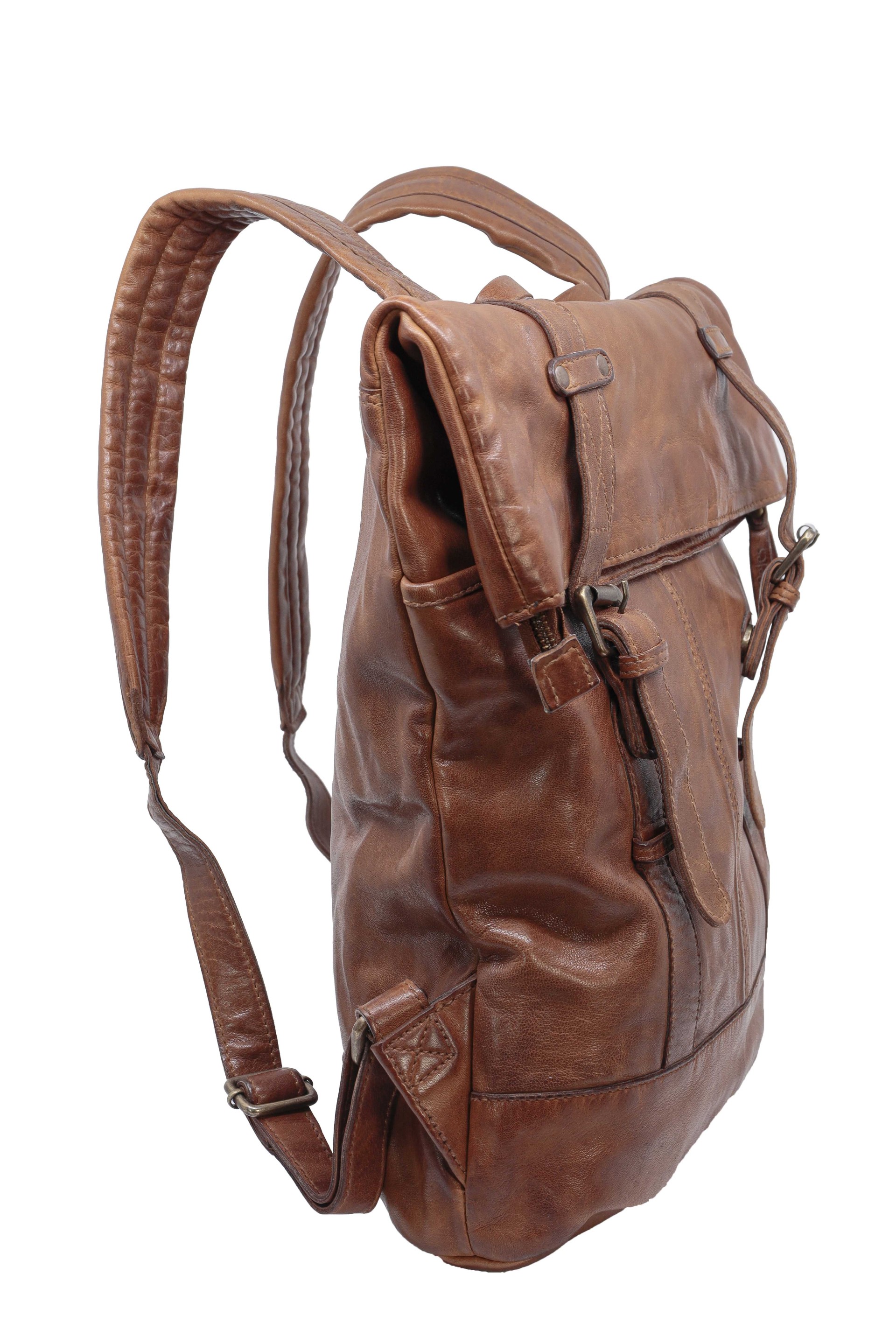 Mochile em pele Travel
