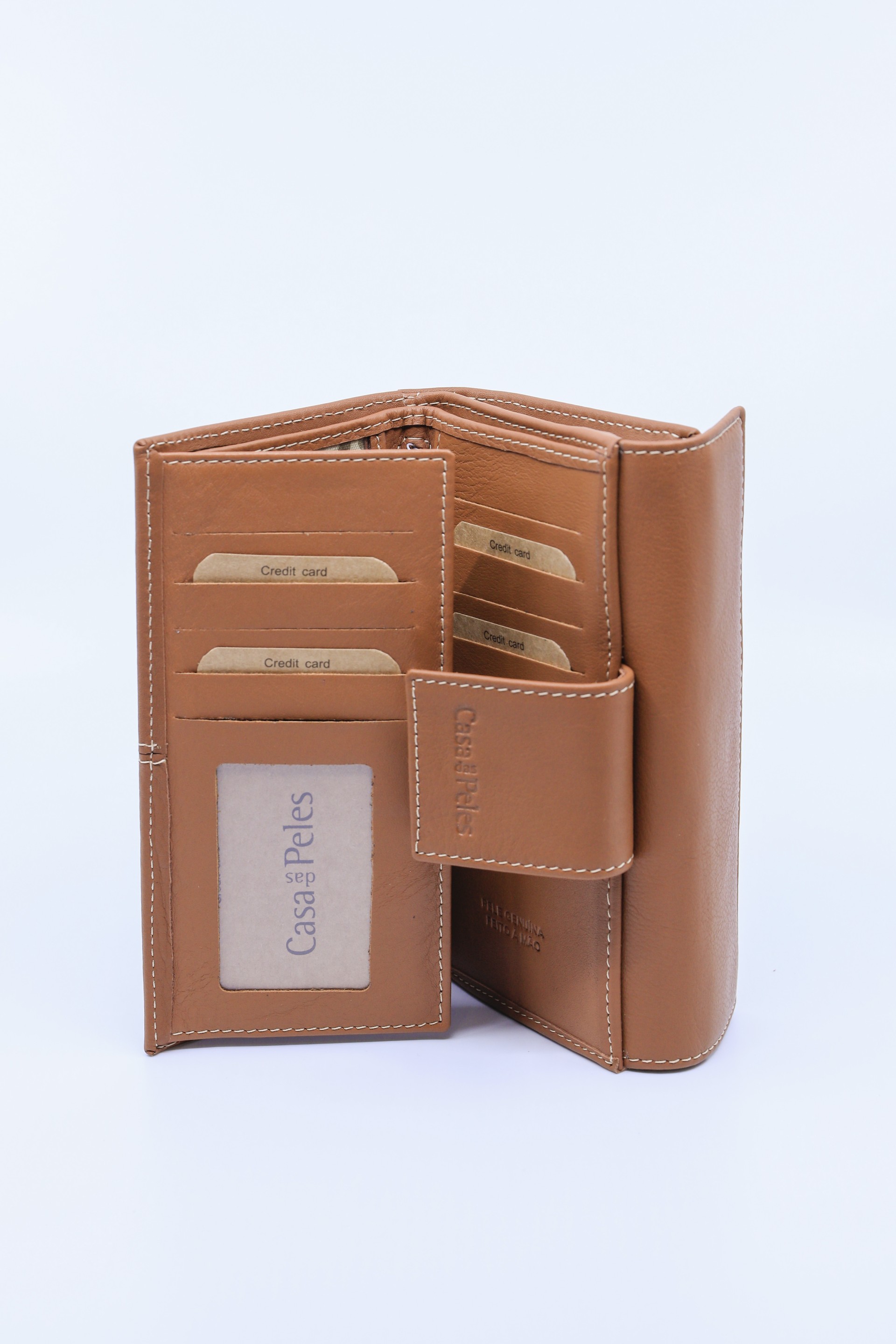 Carteira em pele Lirio