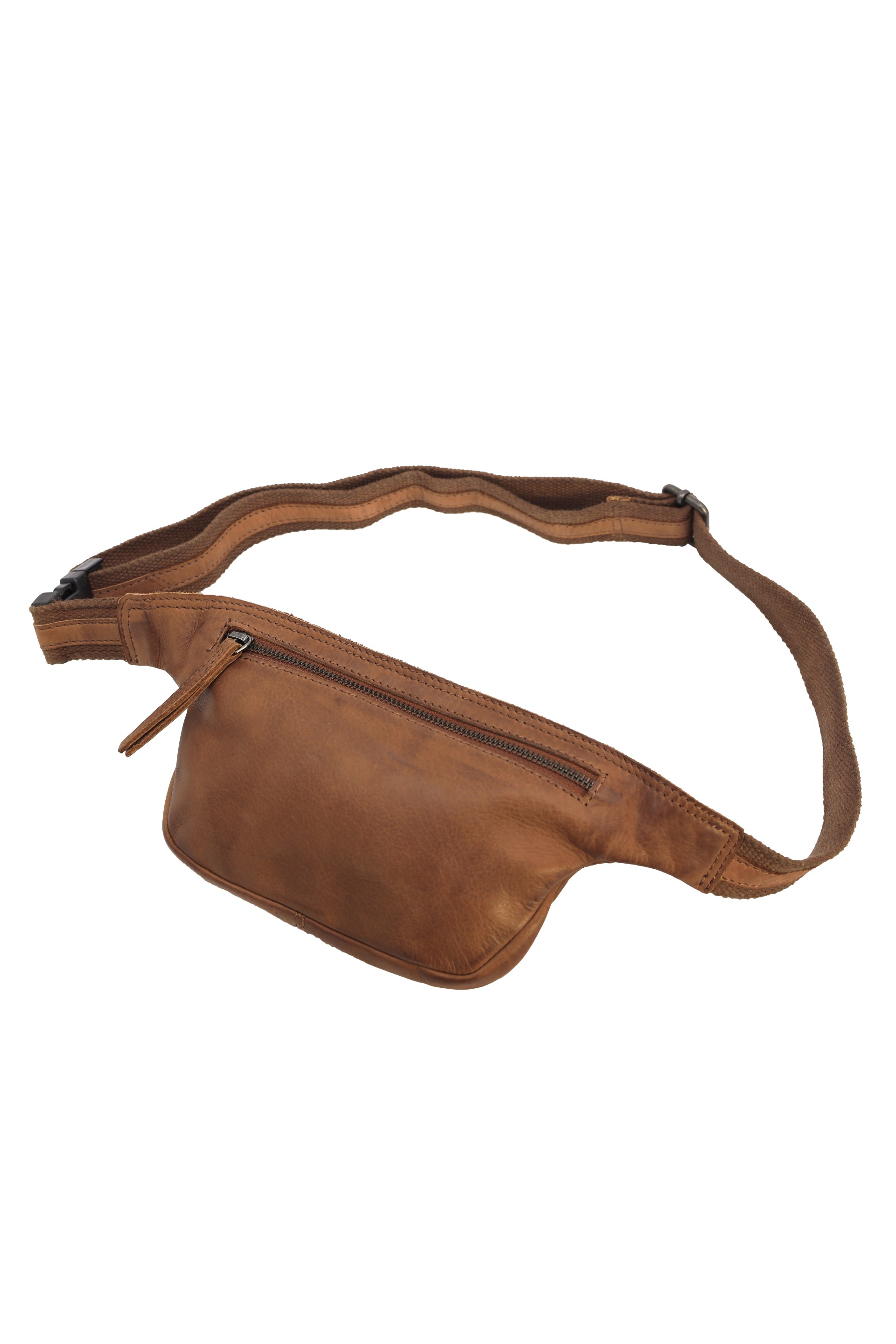 Bolsa de cintura em pele