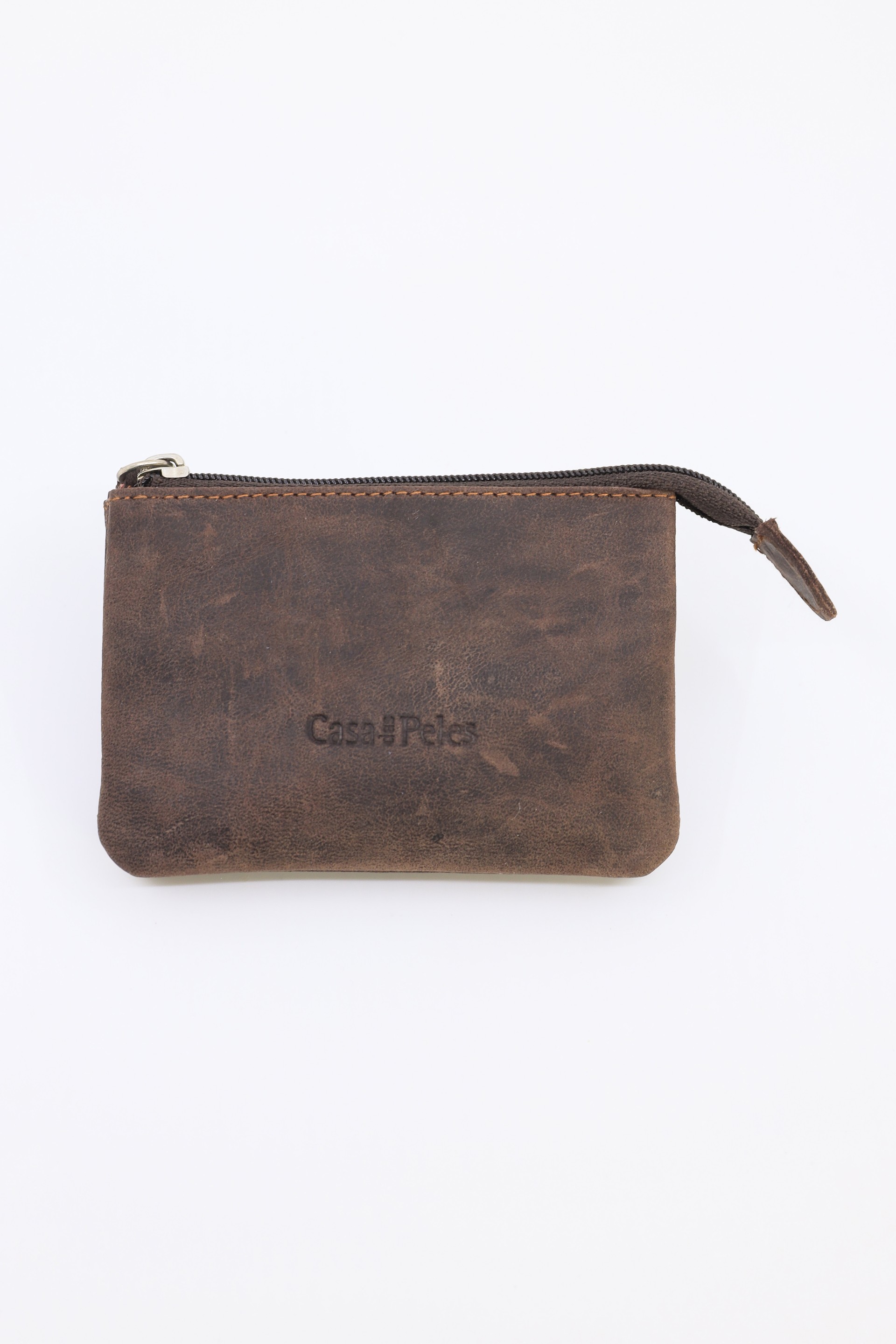 Porta-moedas em pele