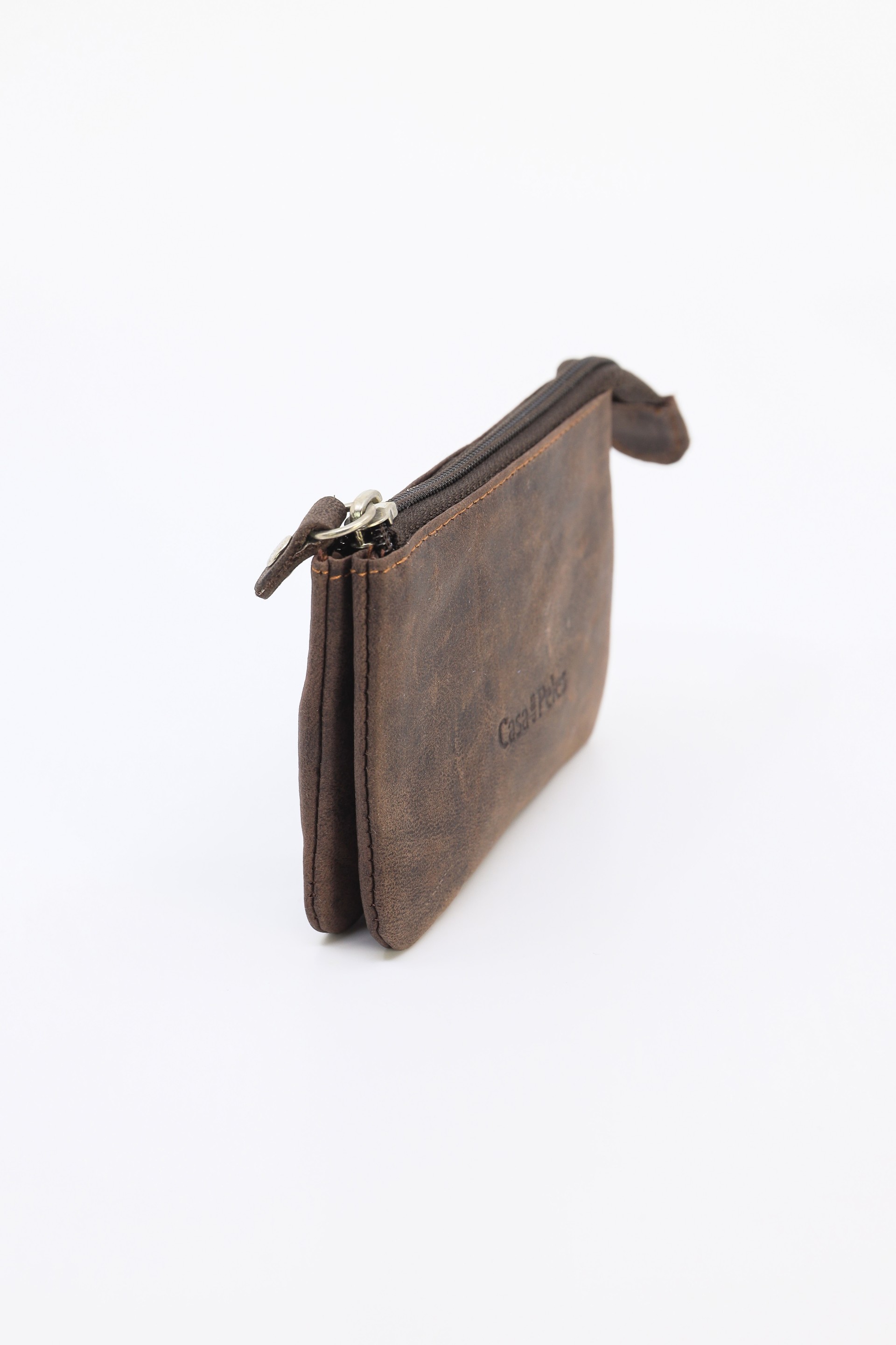 Porta-moedas em pele