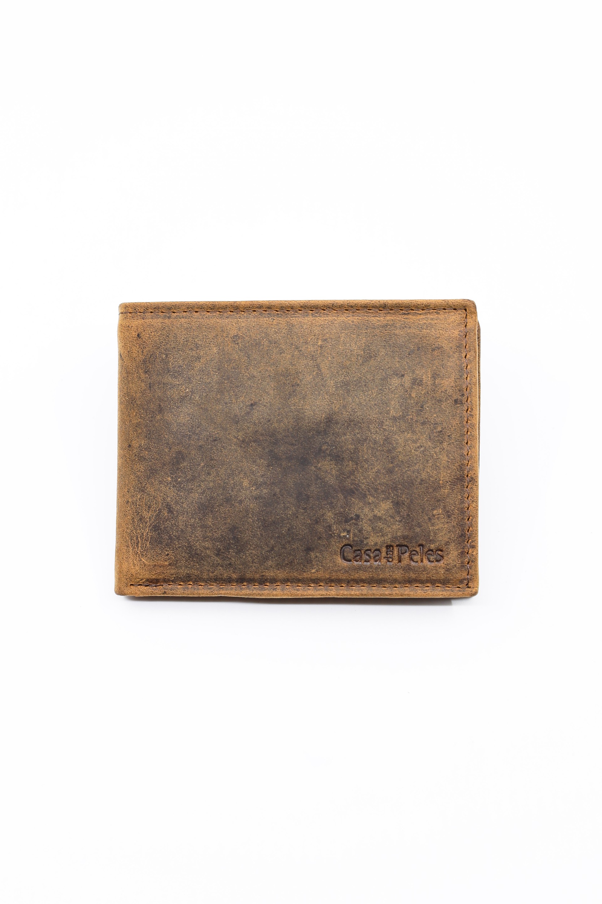 Porta-cartões em pele