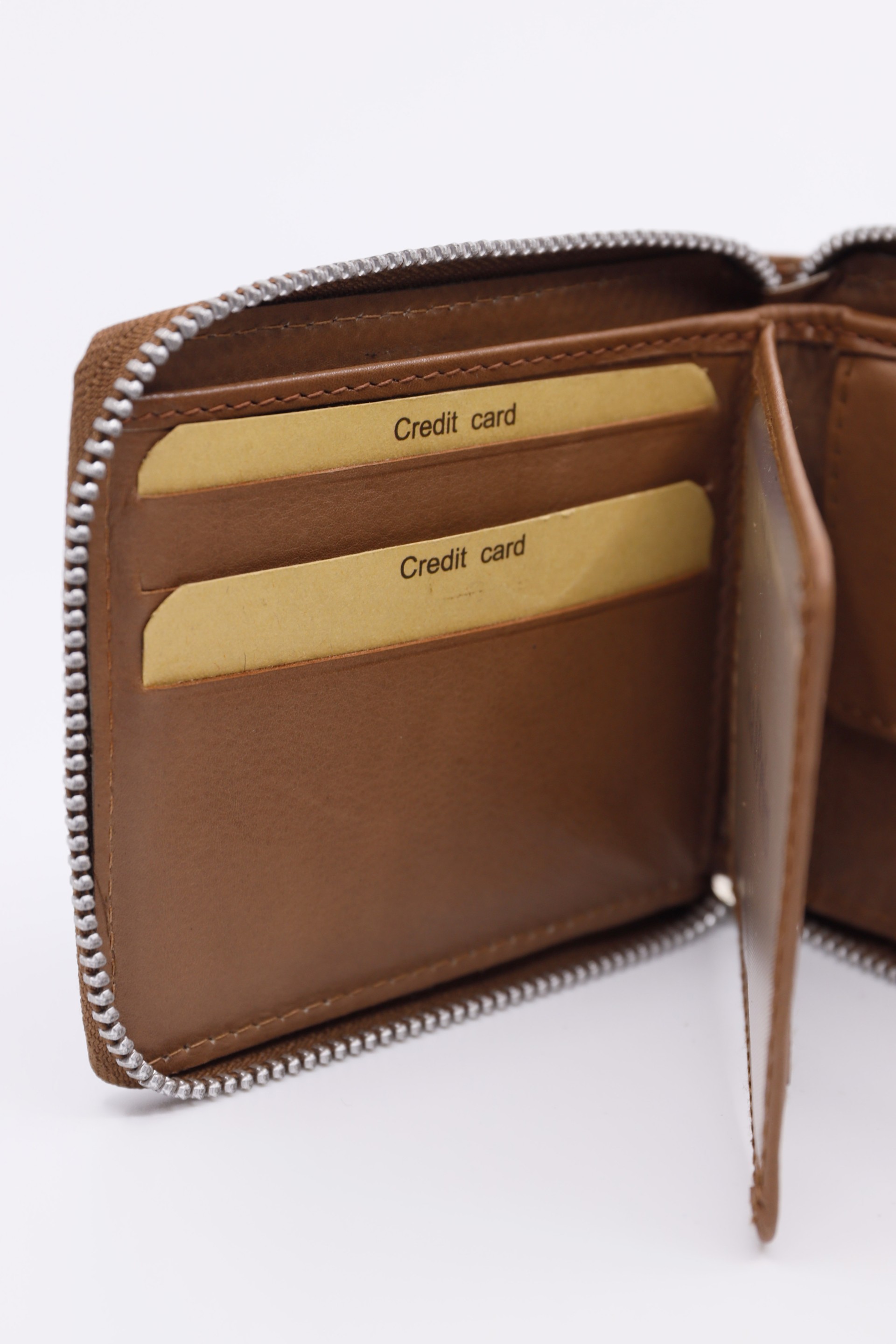 Carteira em pele c/ fecho