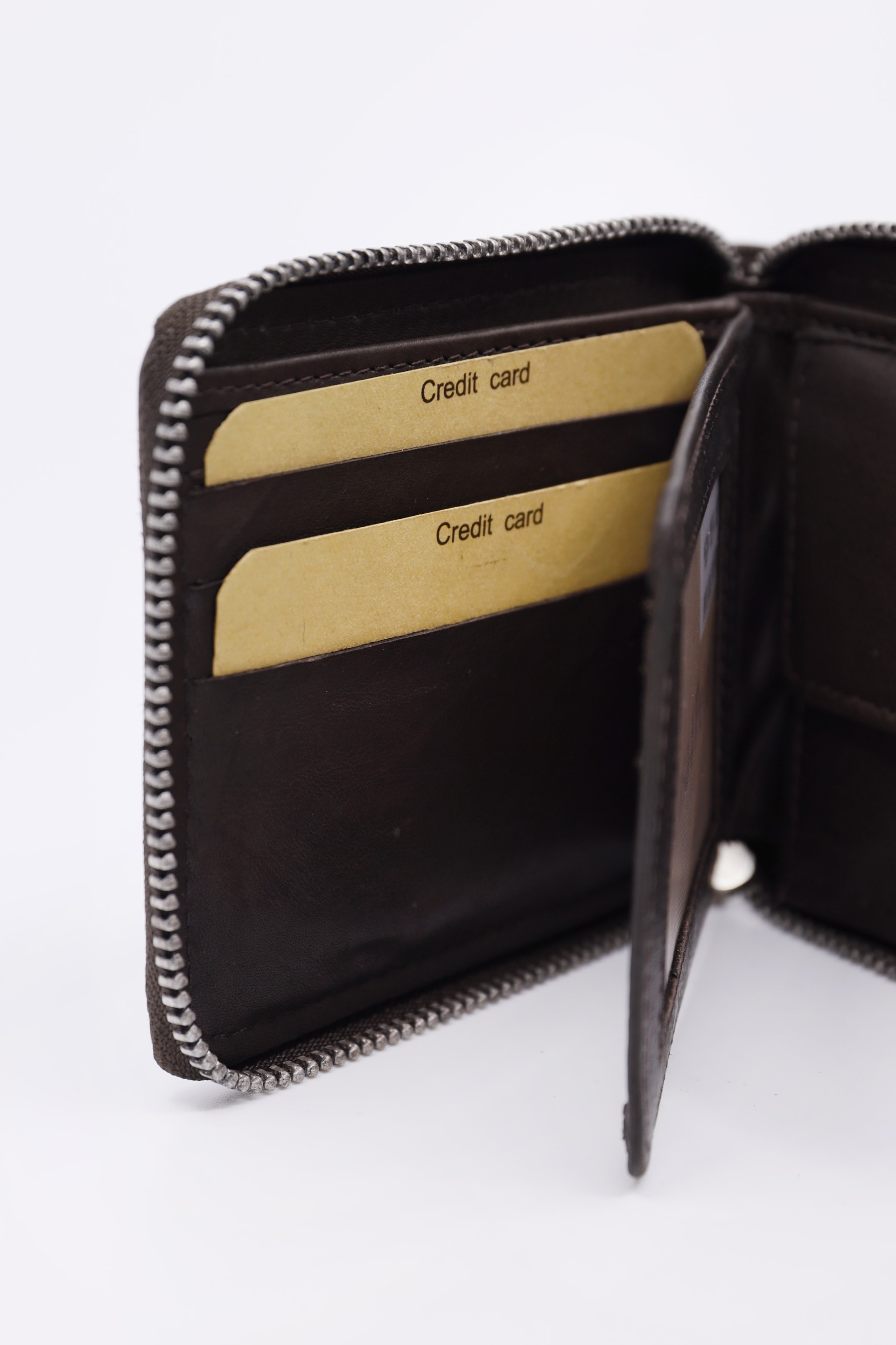 Carteira em pele c/ fecho