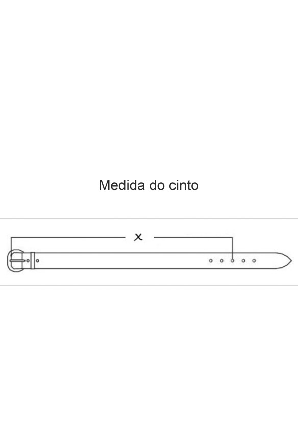 Cinto em pele clássico A