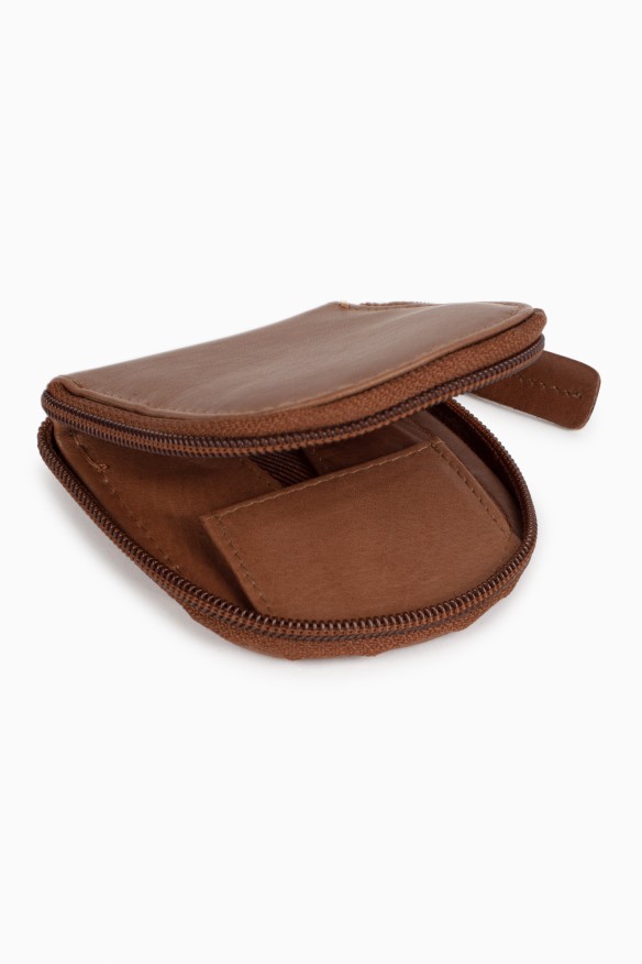 Porta-moedas em pele