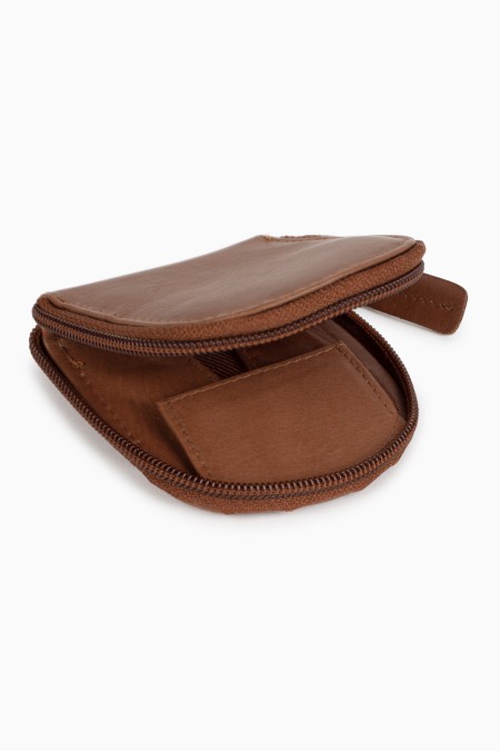 Porta-moedas em pele