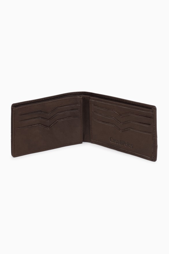 Porta cartes em pele