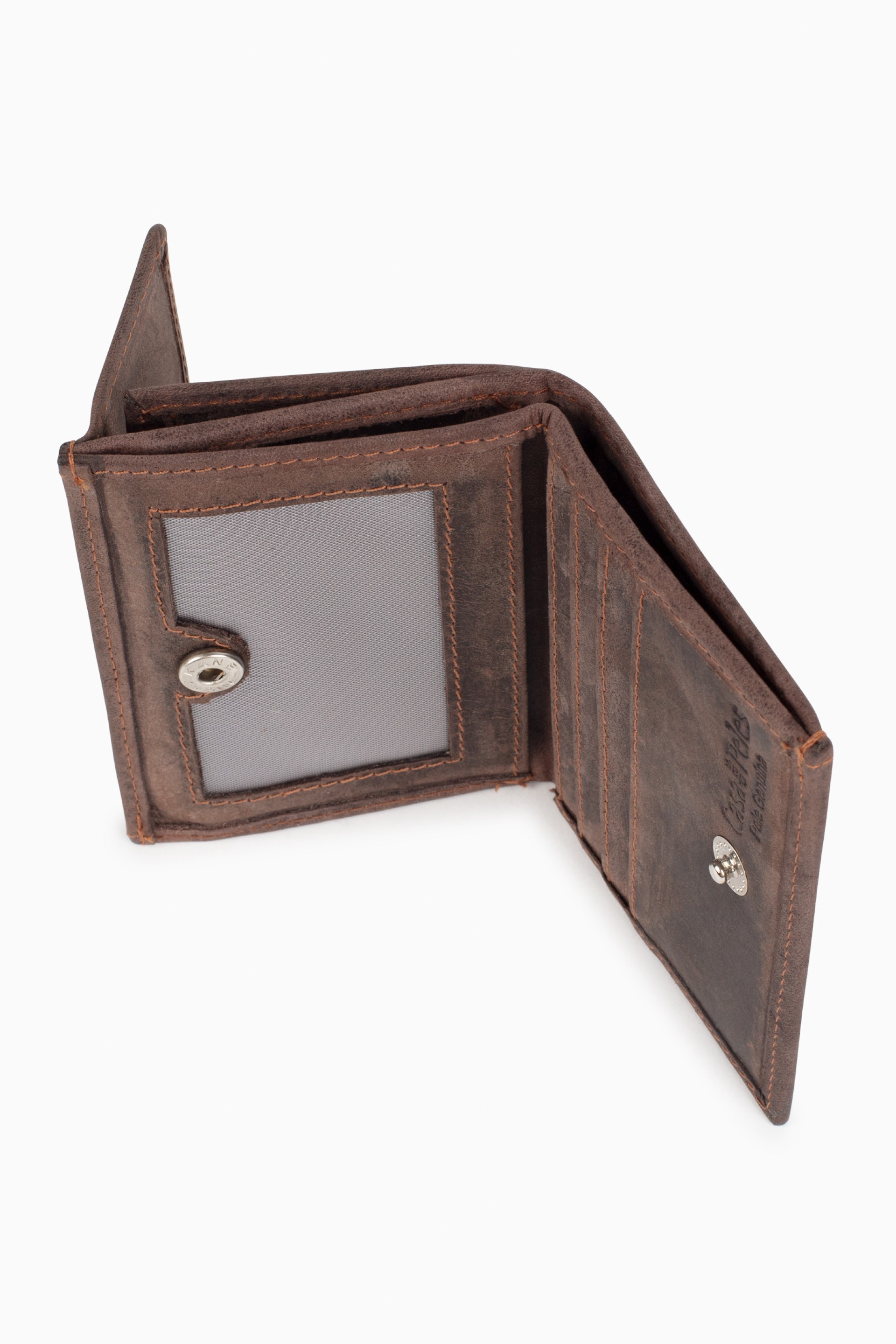 Porta-cartões em pele