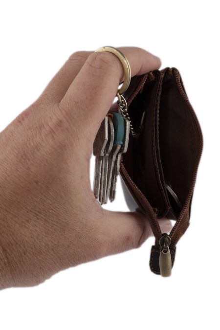 Porta-chaves e moedas