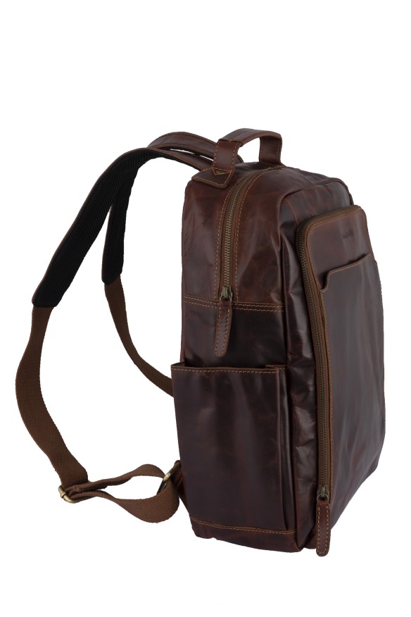 Mochila em pele