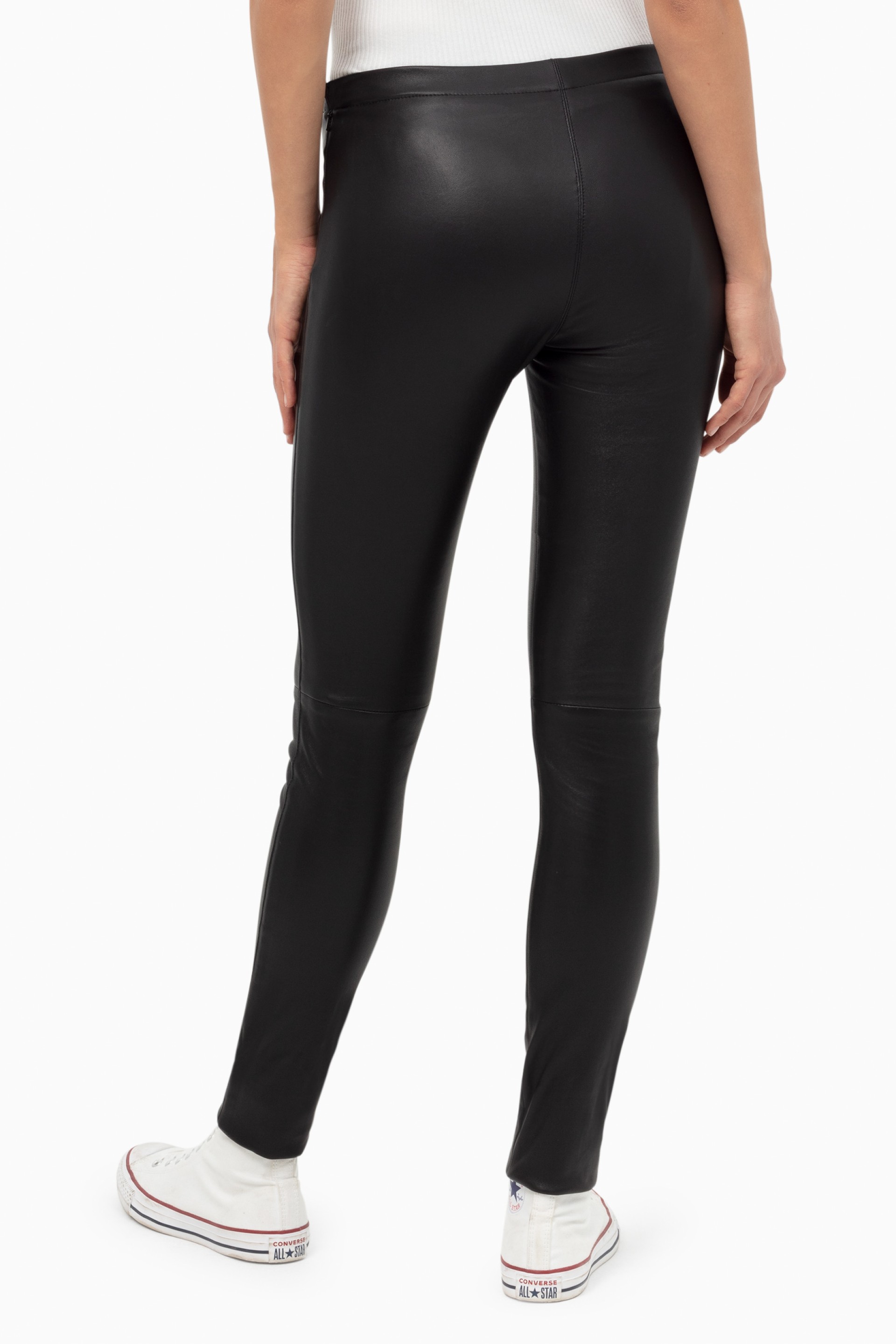 Calças em pele Paris