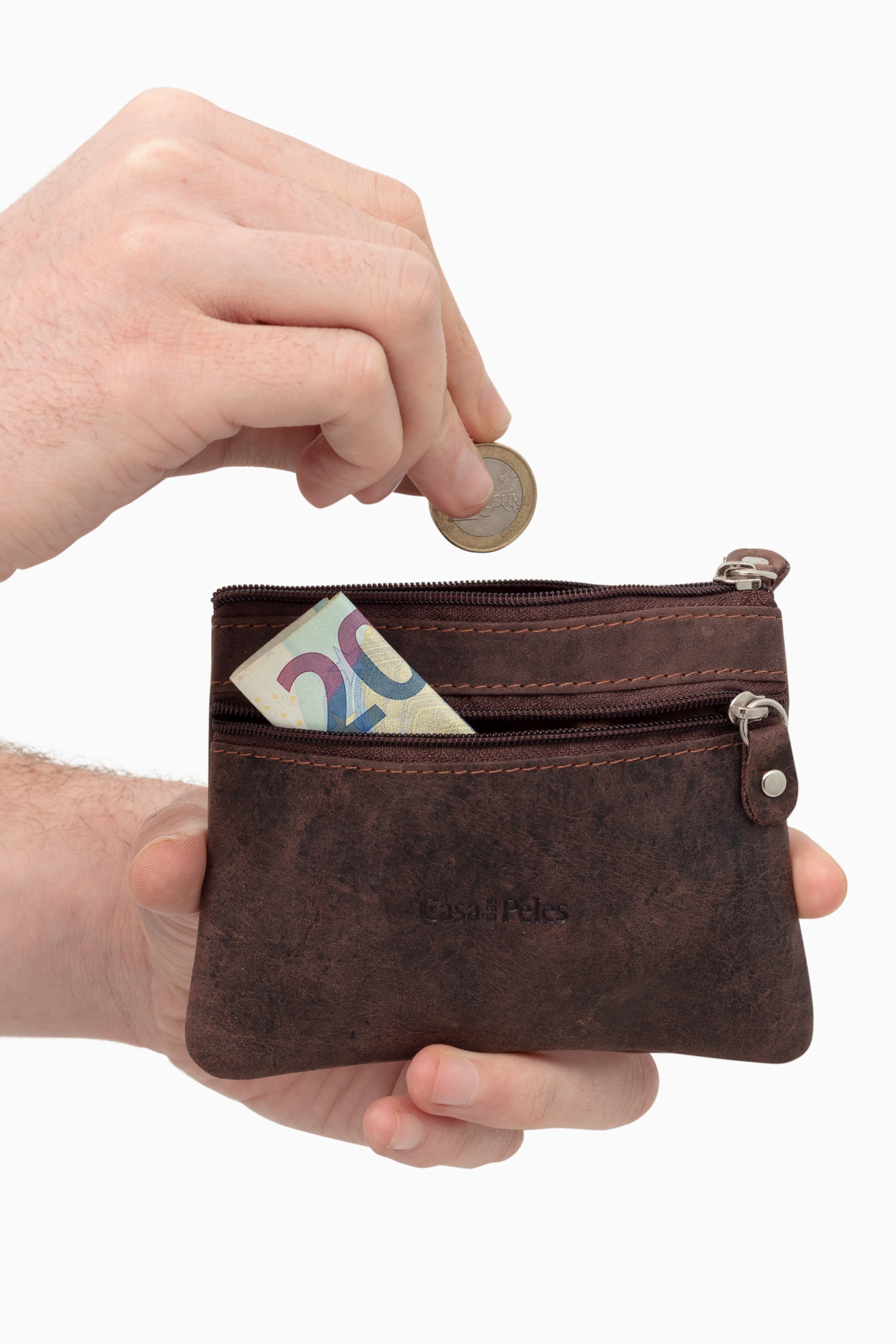 Porta-chaves e moedas