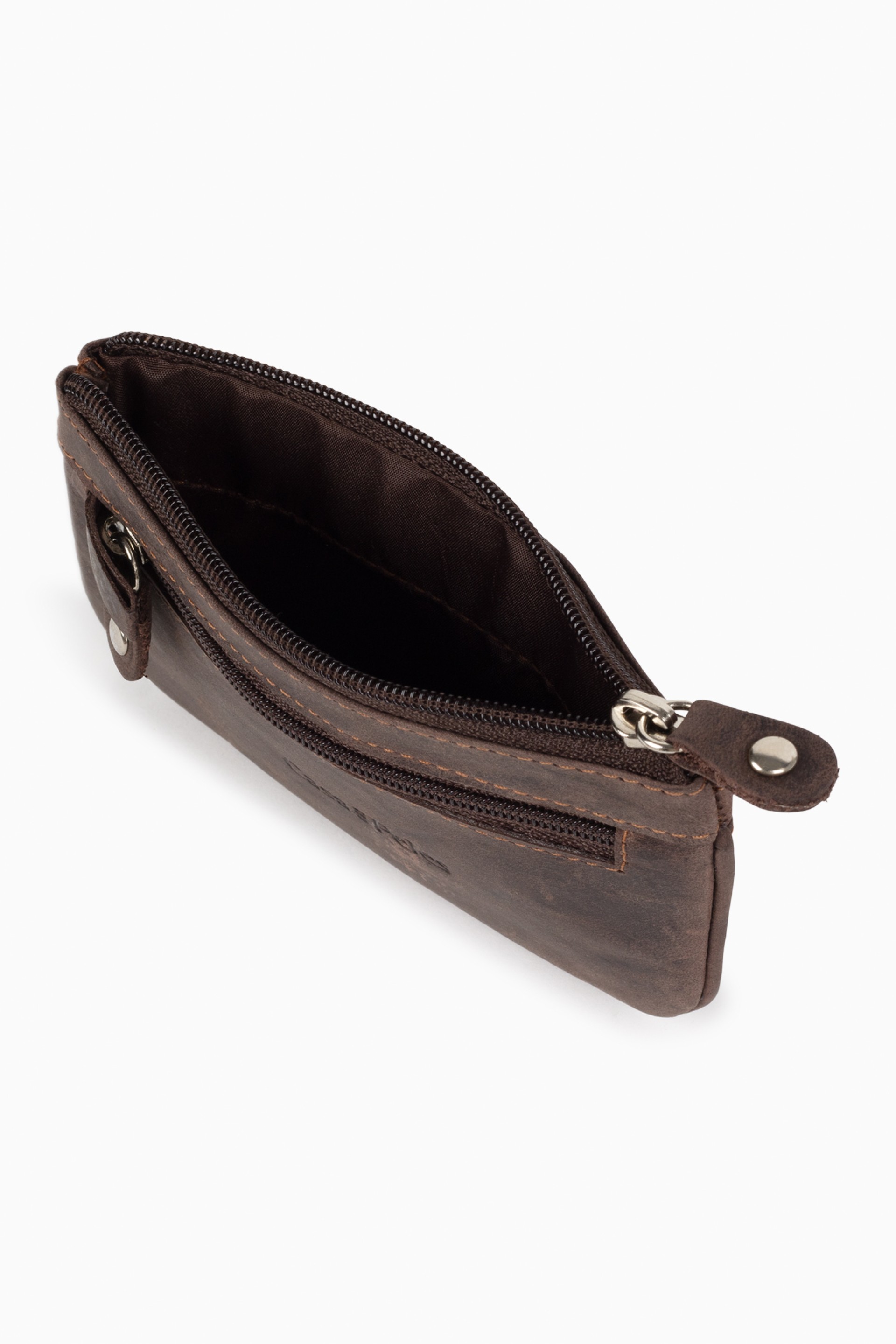 porta moedas em pele