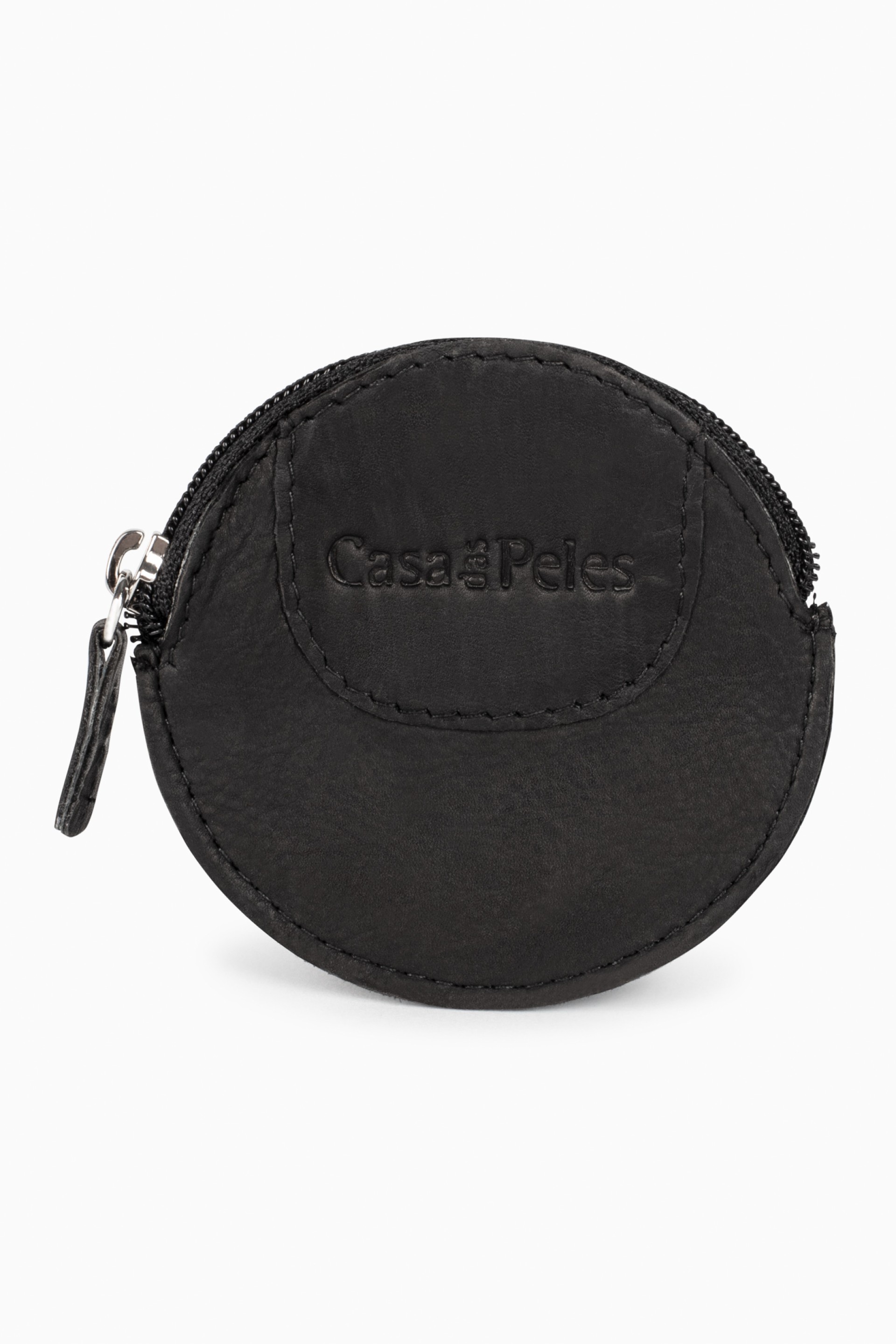 Porta-moedas em pele