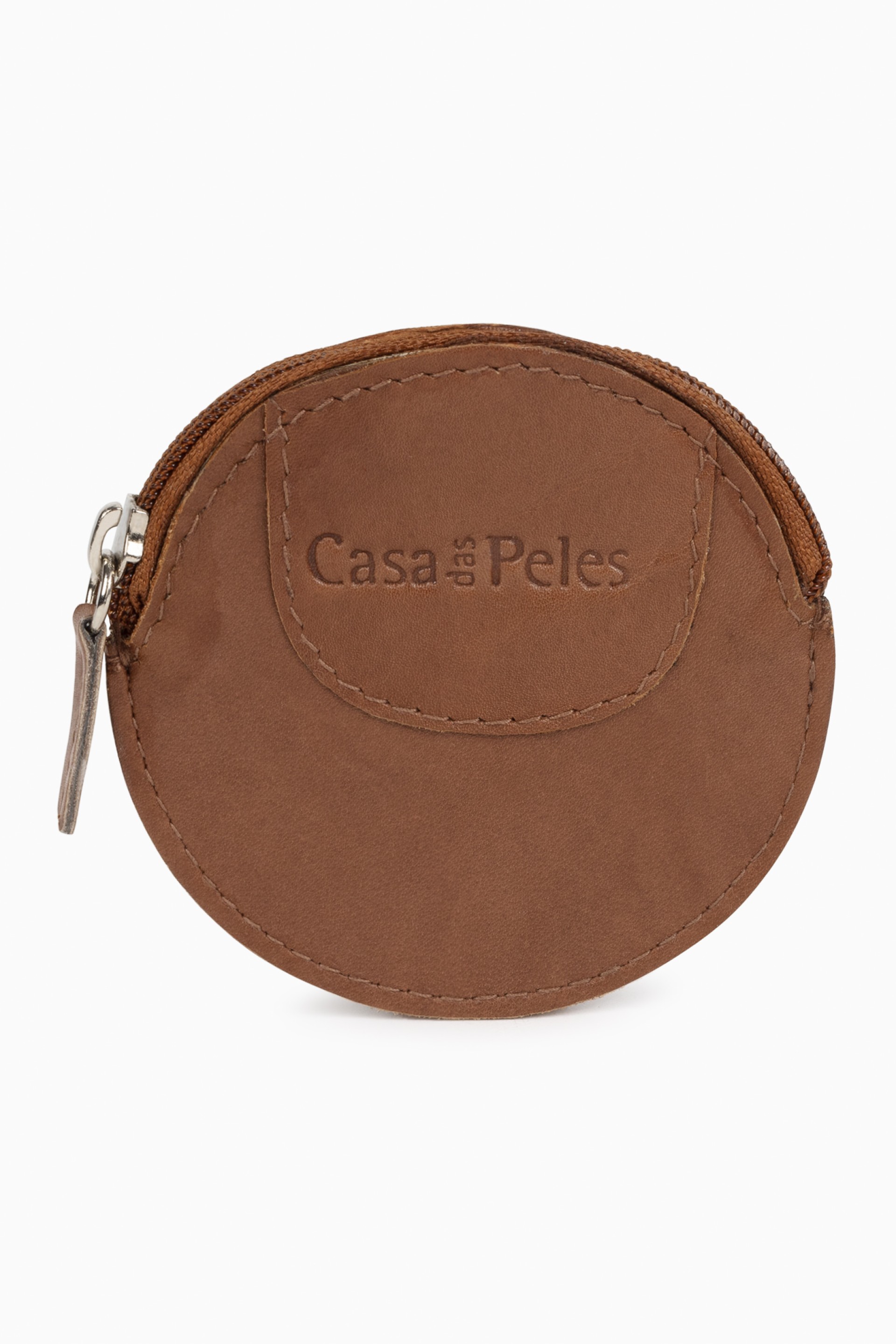 Porta-moedas em pele