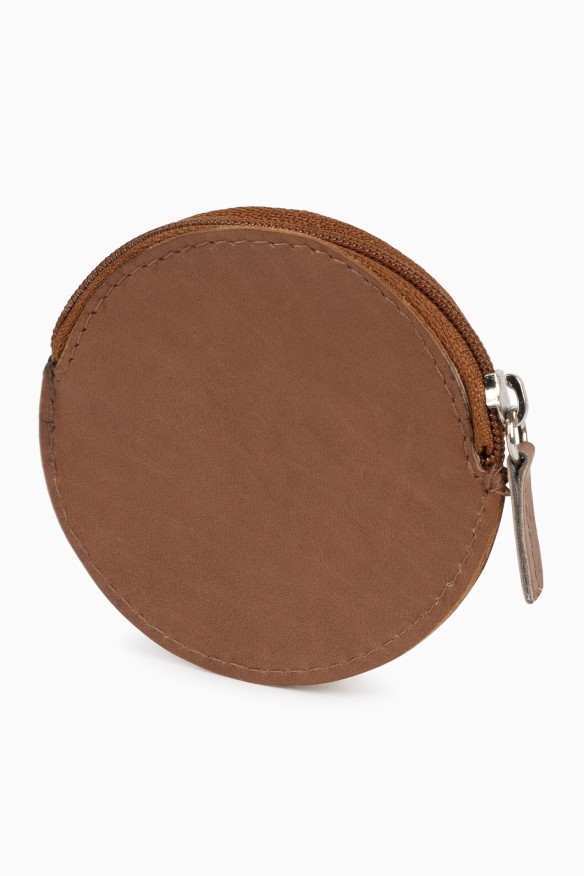 Porta-moedas em pele