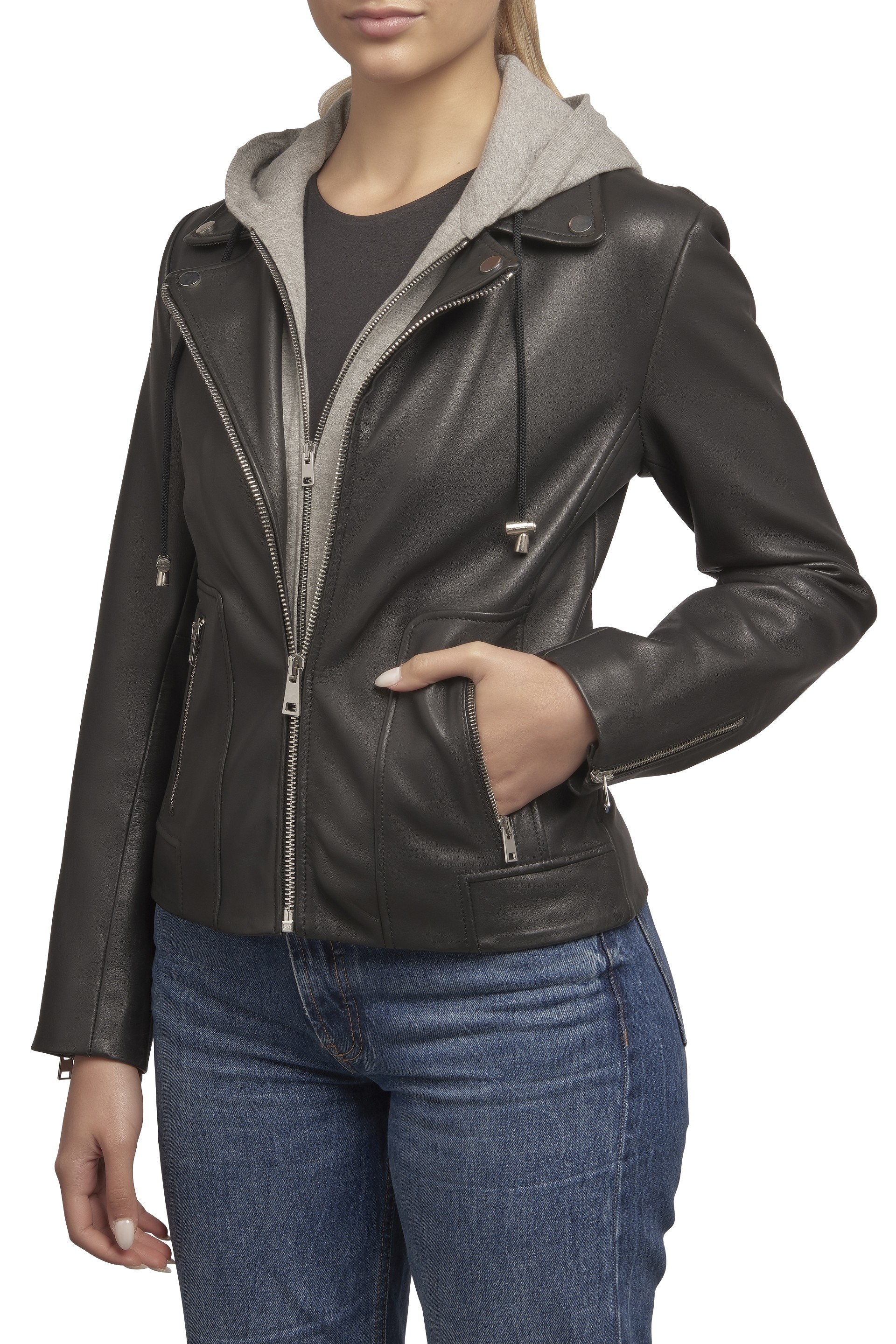 Blusão em pele Constança