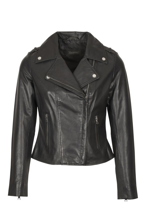 Biker em pele Iris