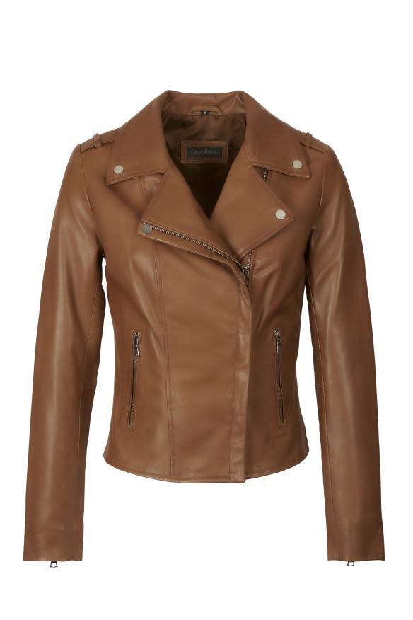 Biker em pele Iris