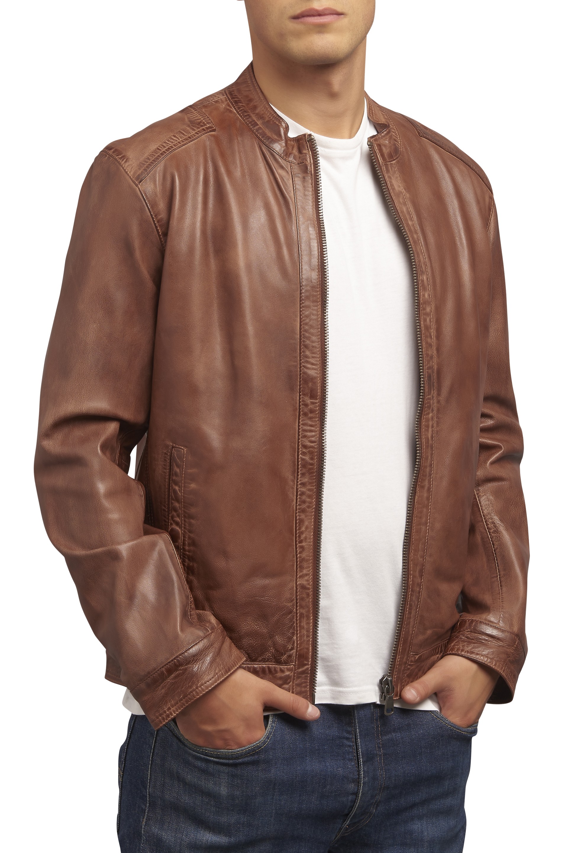 Blusão em pele Tomé