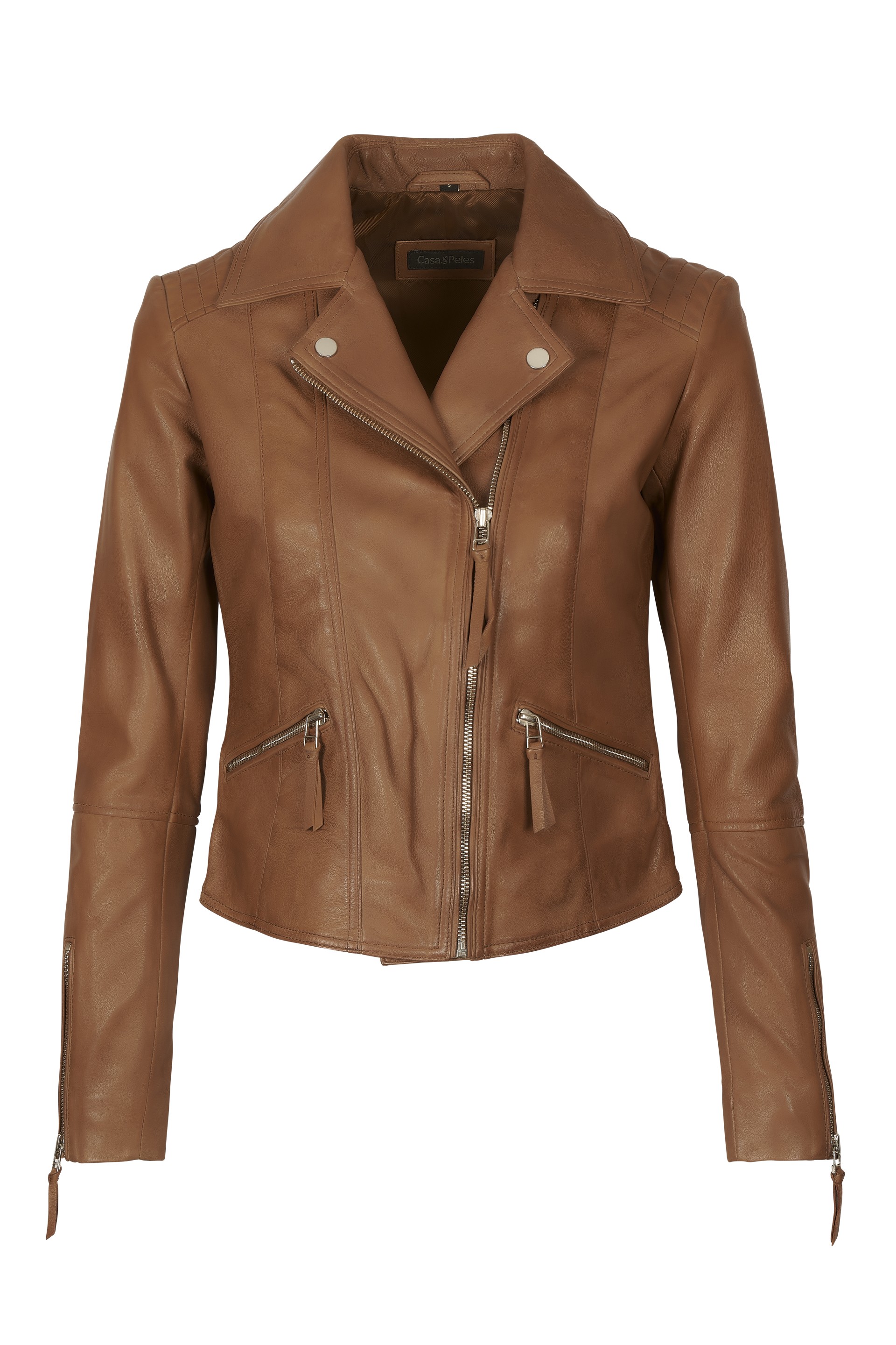 Blusão em pele Sophia