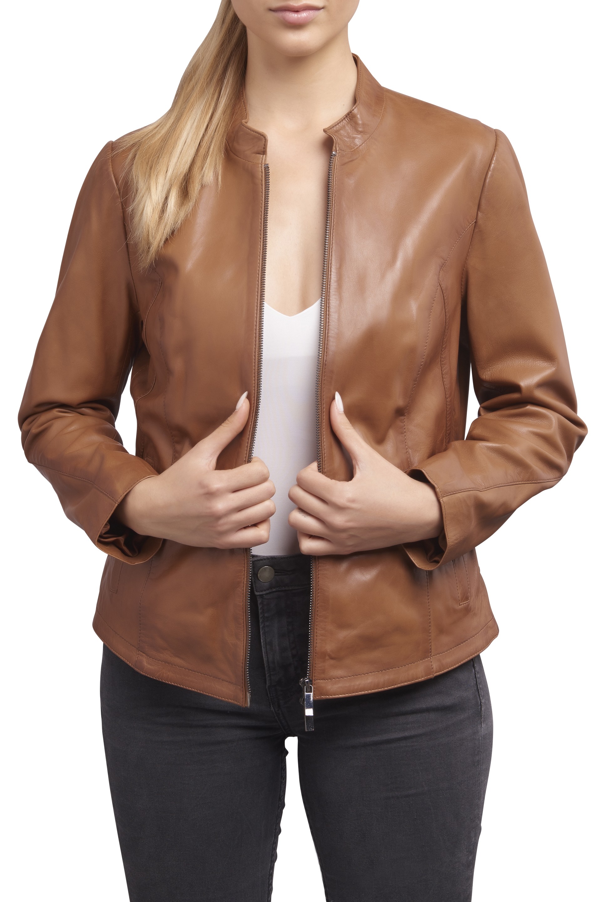 Blusão em pele Izabel