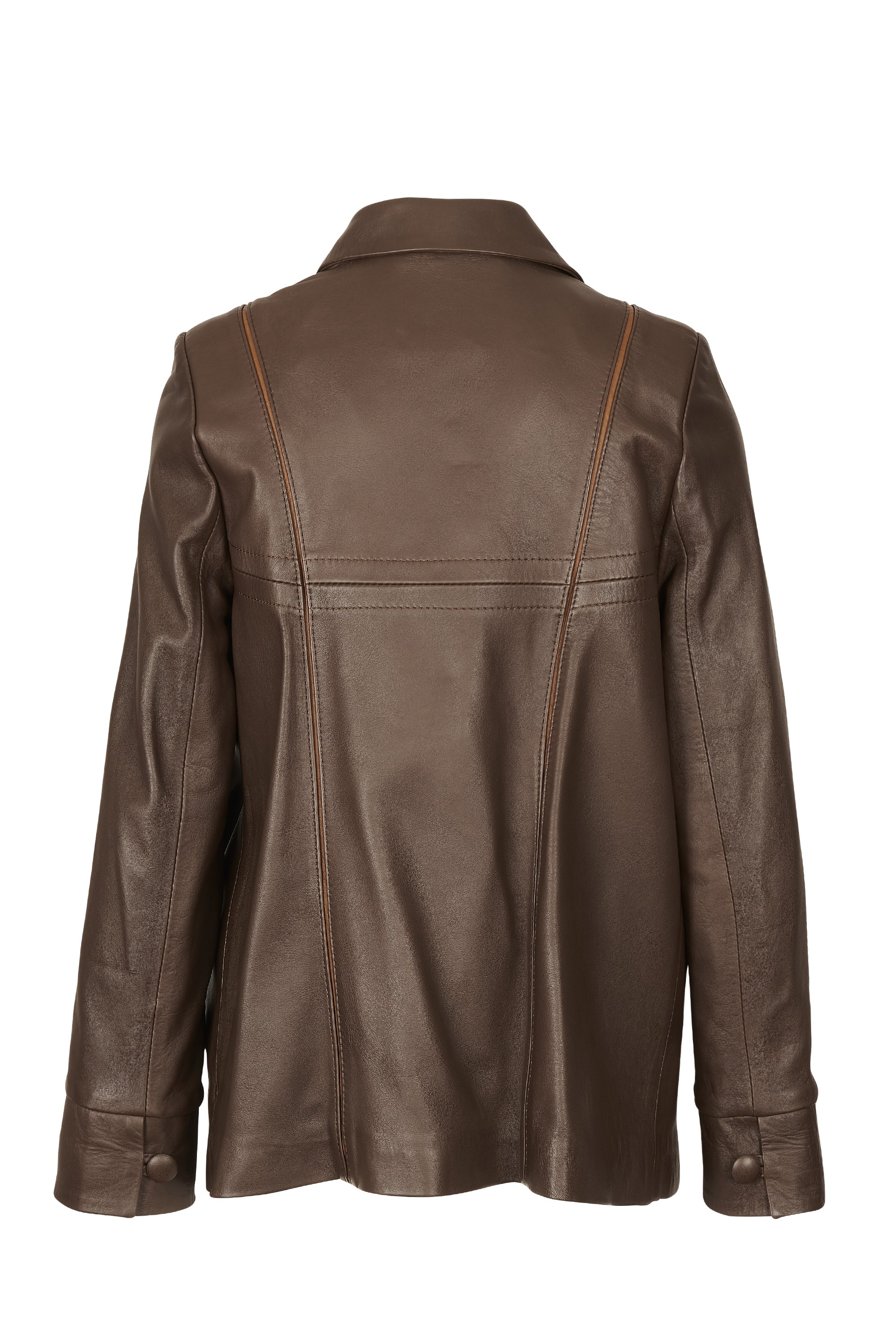 Casaco em pele Edite