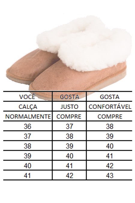 Pantufas c/ cunha 42_45 Pantufas c/ cunha 42_45