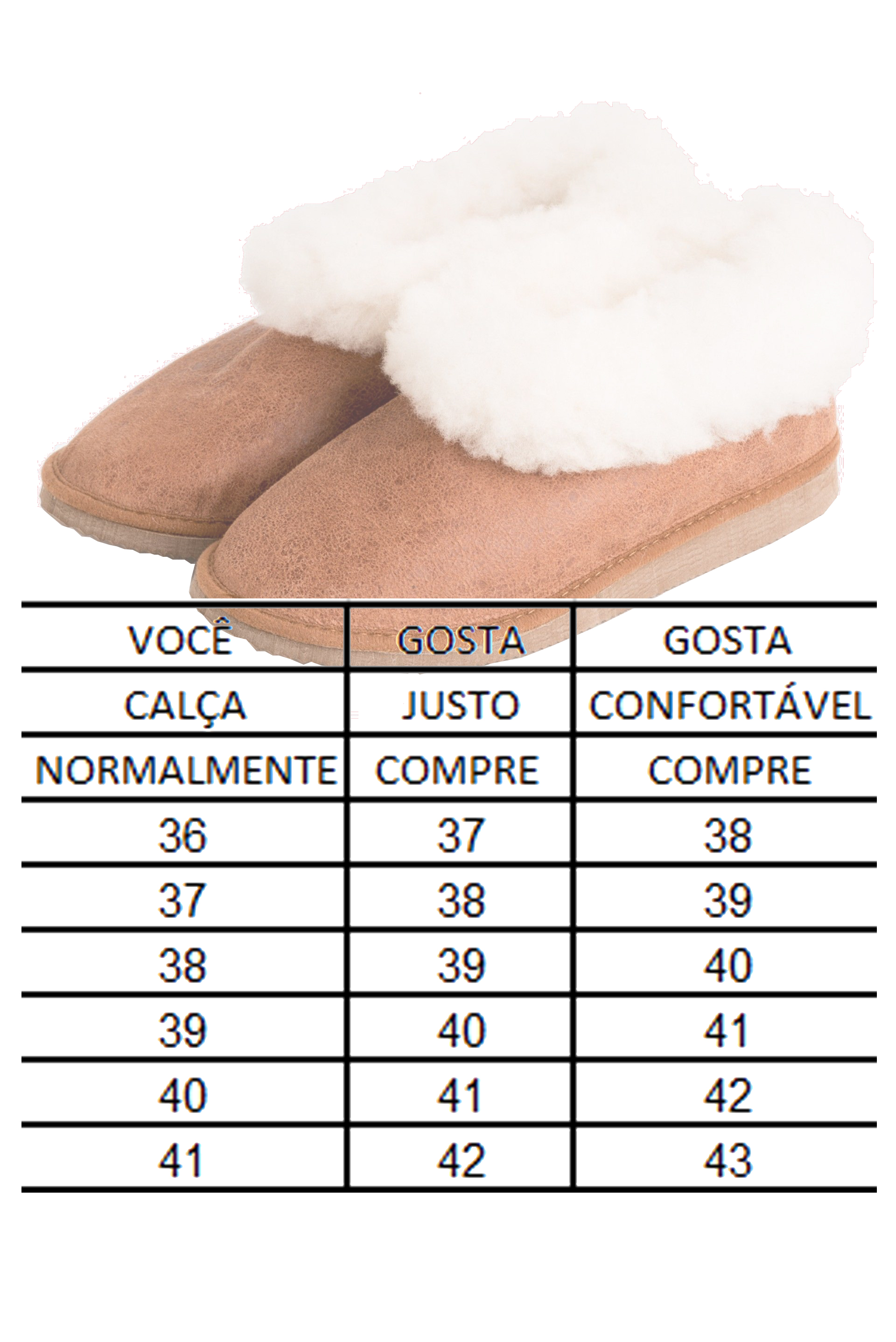 Pantufas c/ cunha 42_45