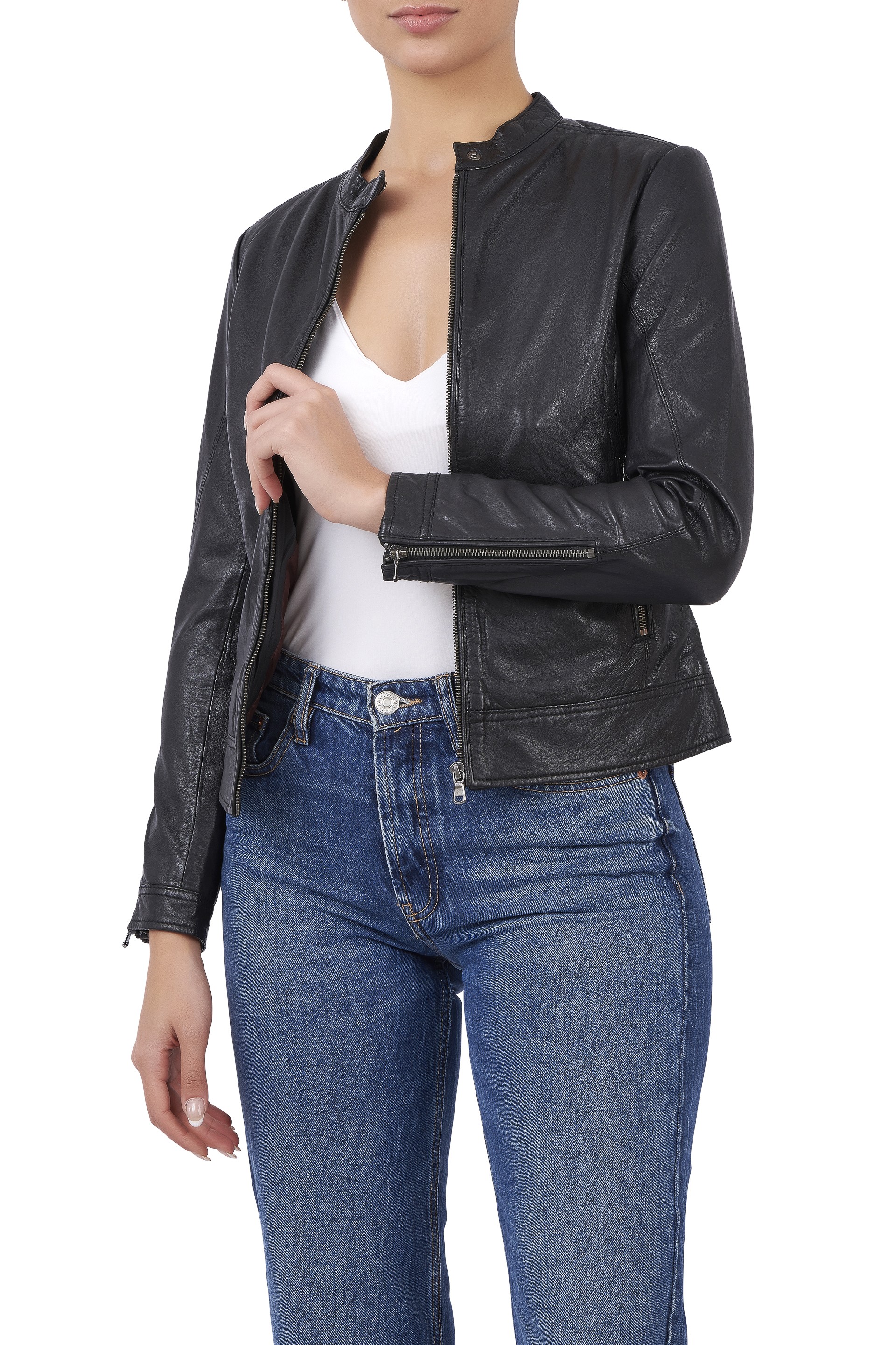 Blusão em pele Gaby