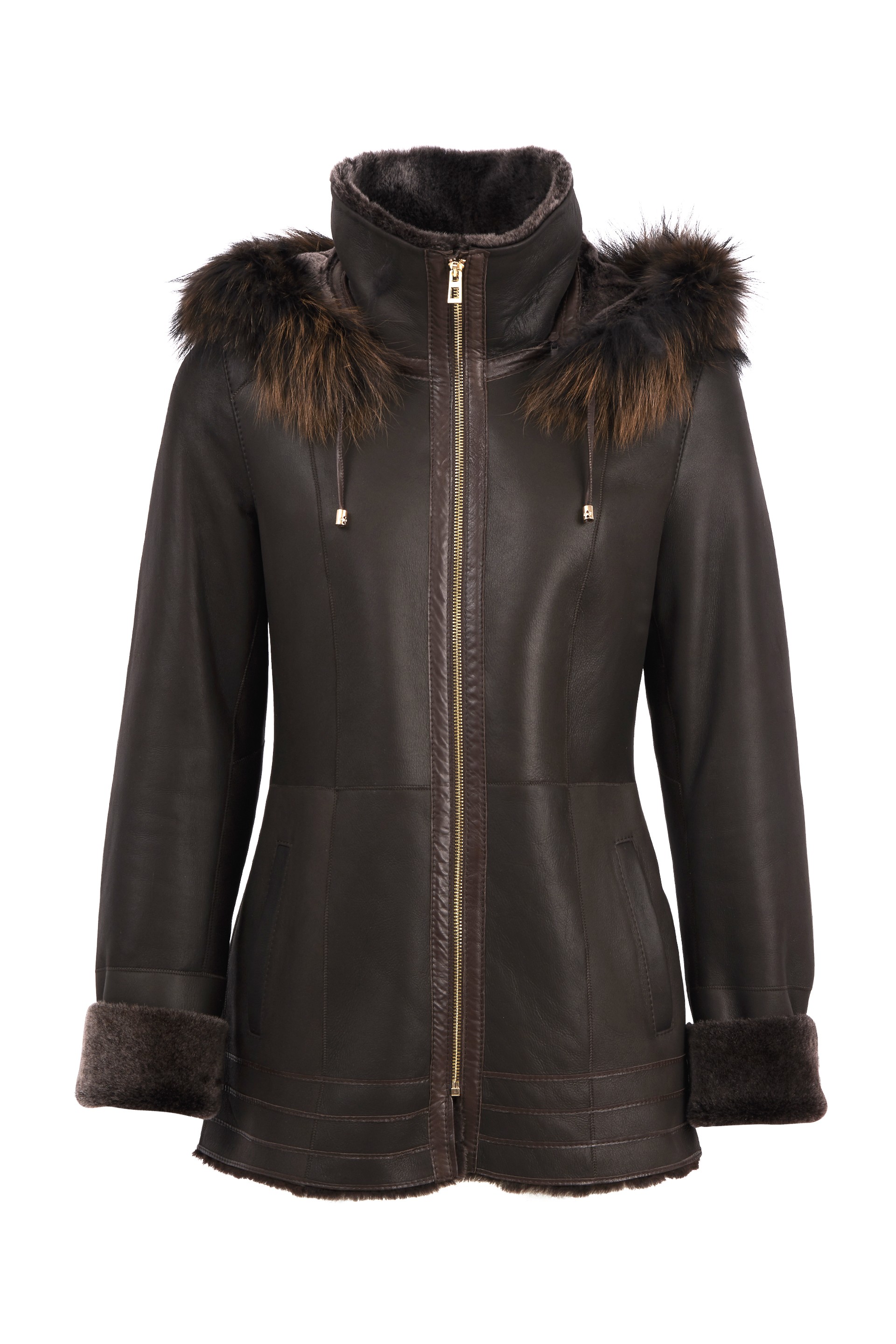 Casaco em pele Astrid