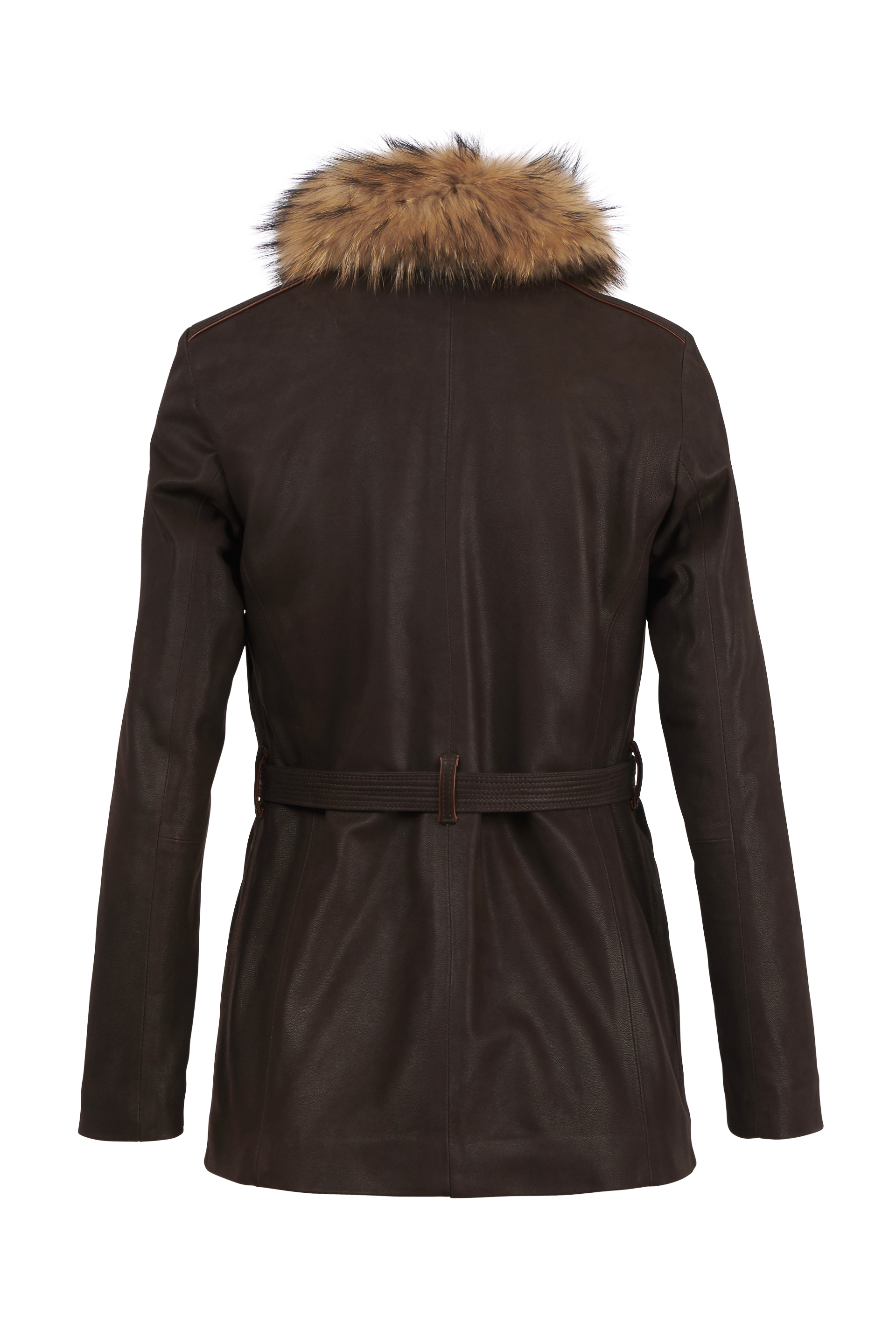 Casaco em pele Brenda