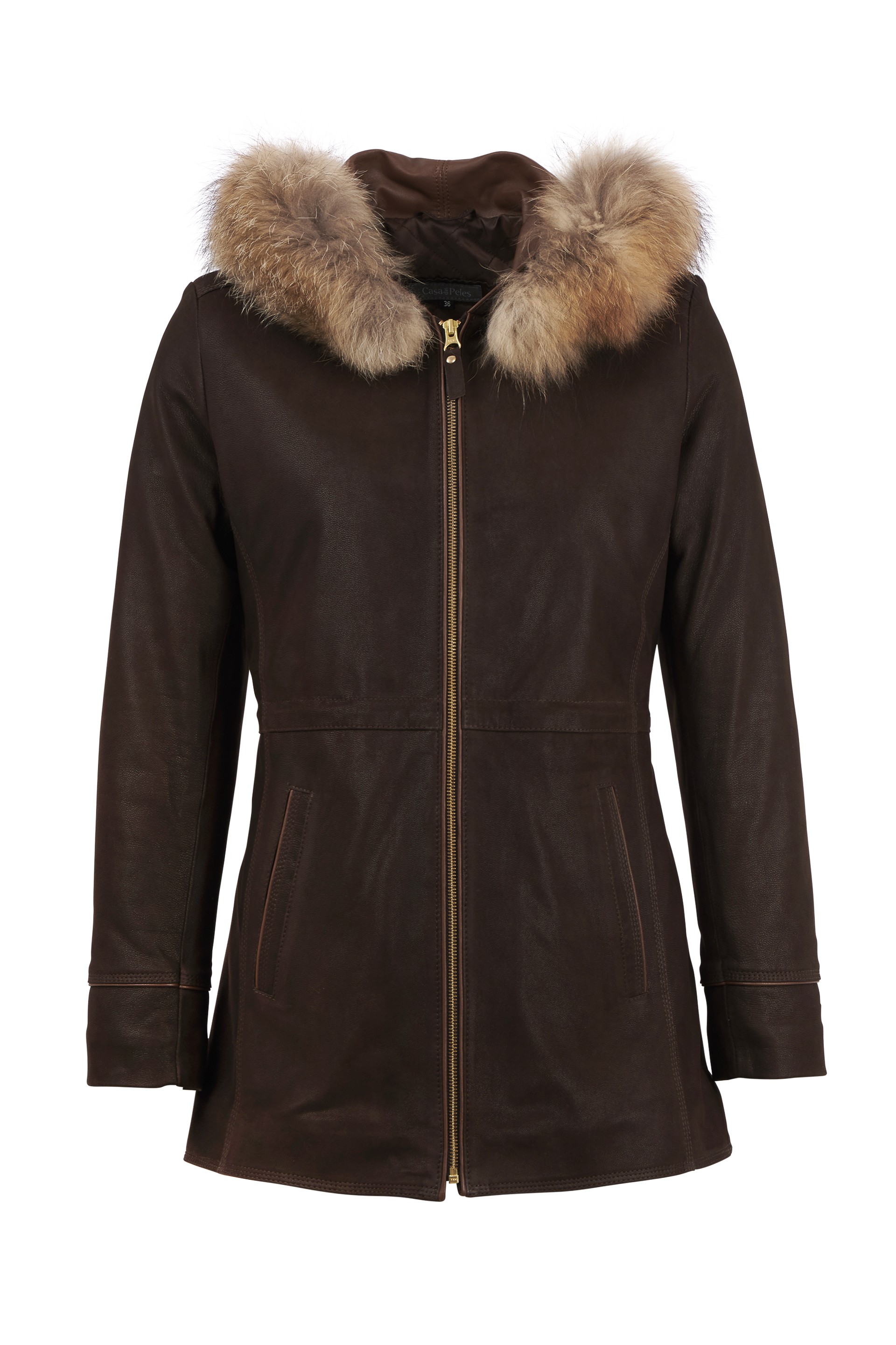 Casaco em pele Ágata