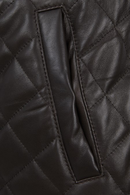 Casaco em pele Izabele