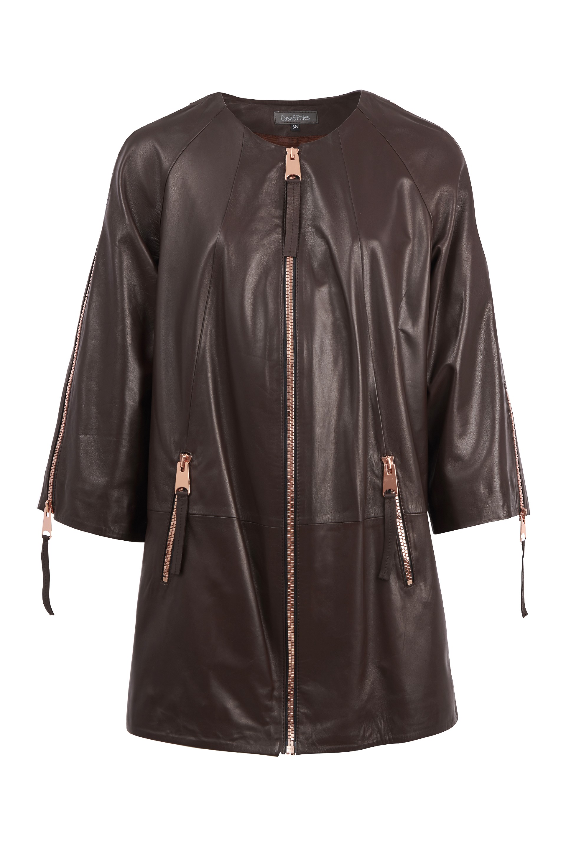 Casaco em pele Scarlett