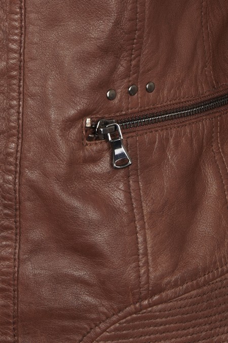 Bluso em pele Alexandra