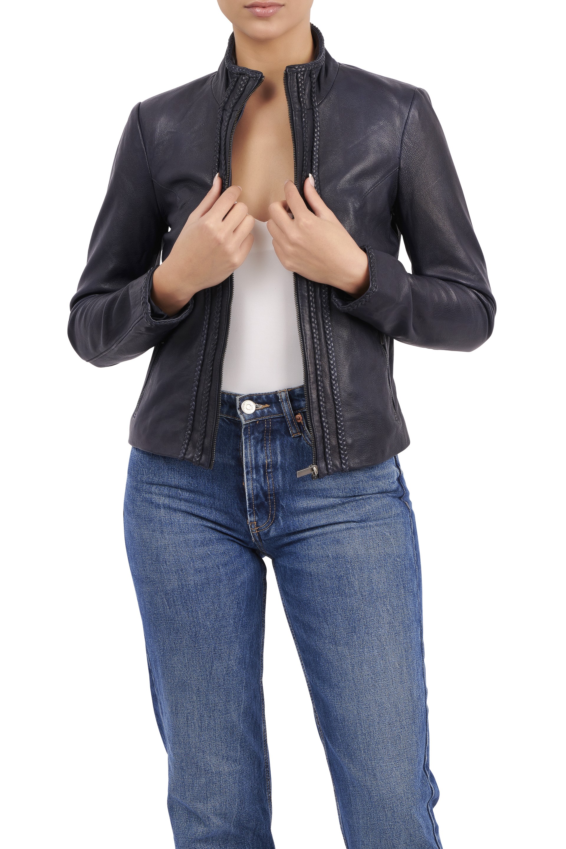 Blusão em pele Luísa