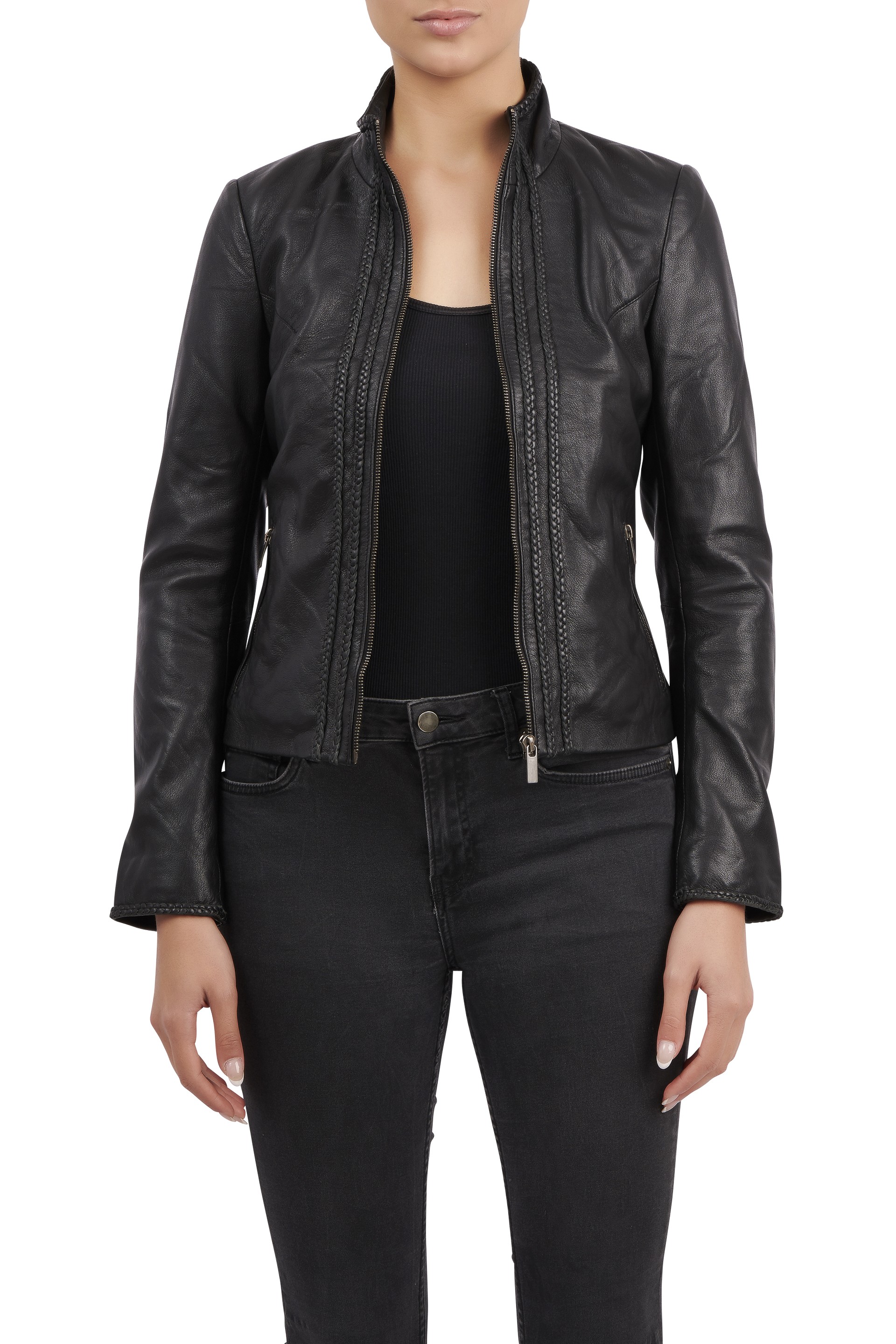 Blusão em pele Luísa