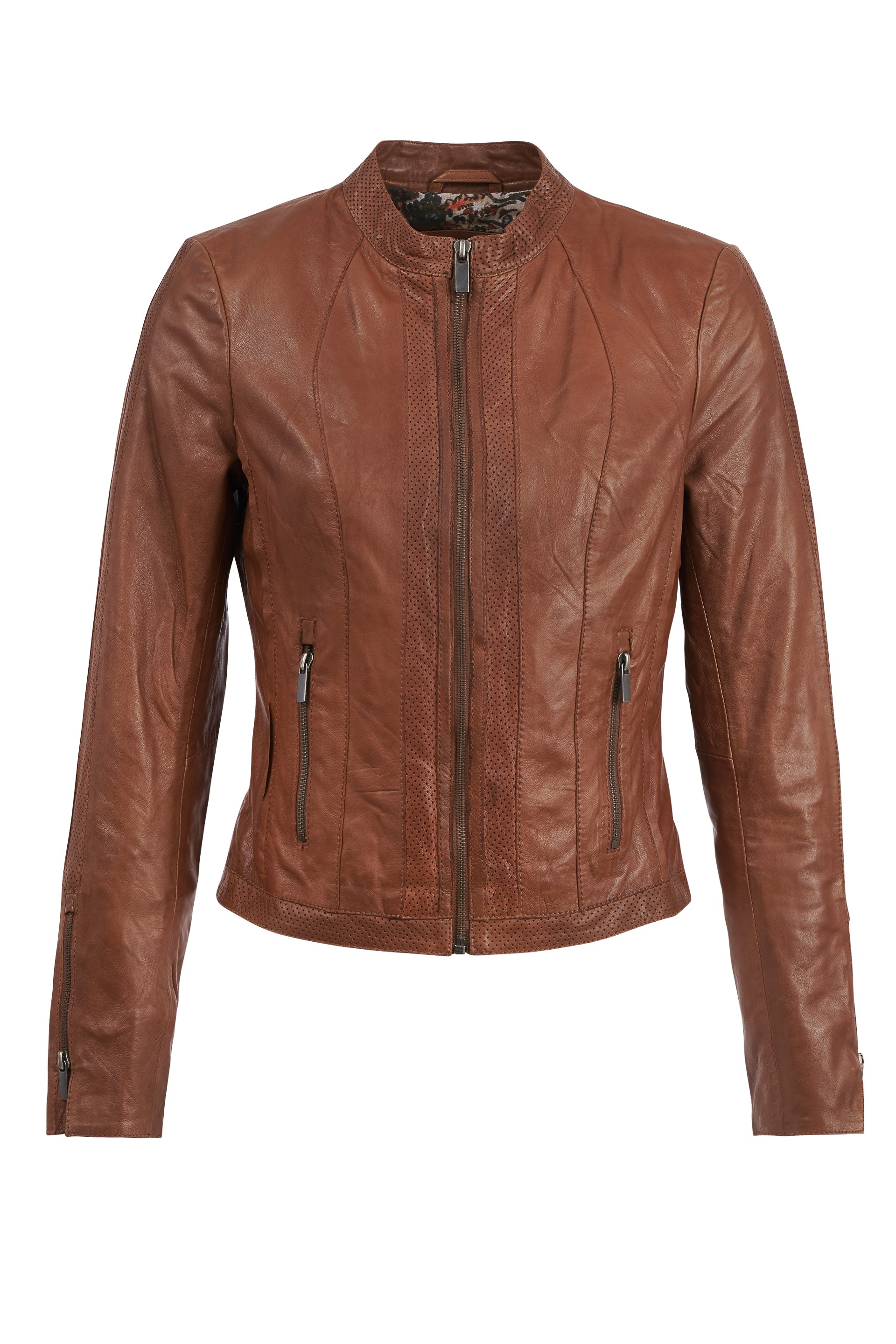 Blusão em pele Stefanie