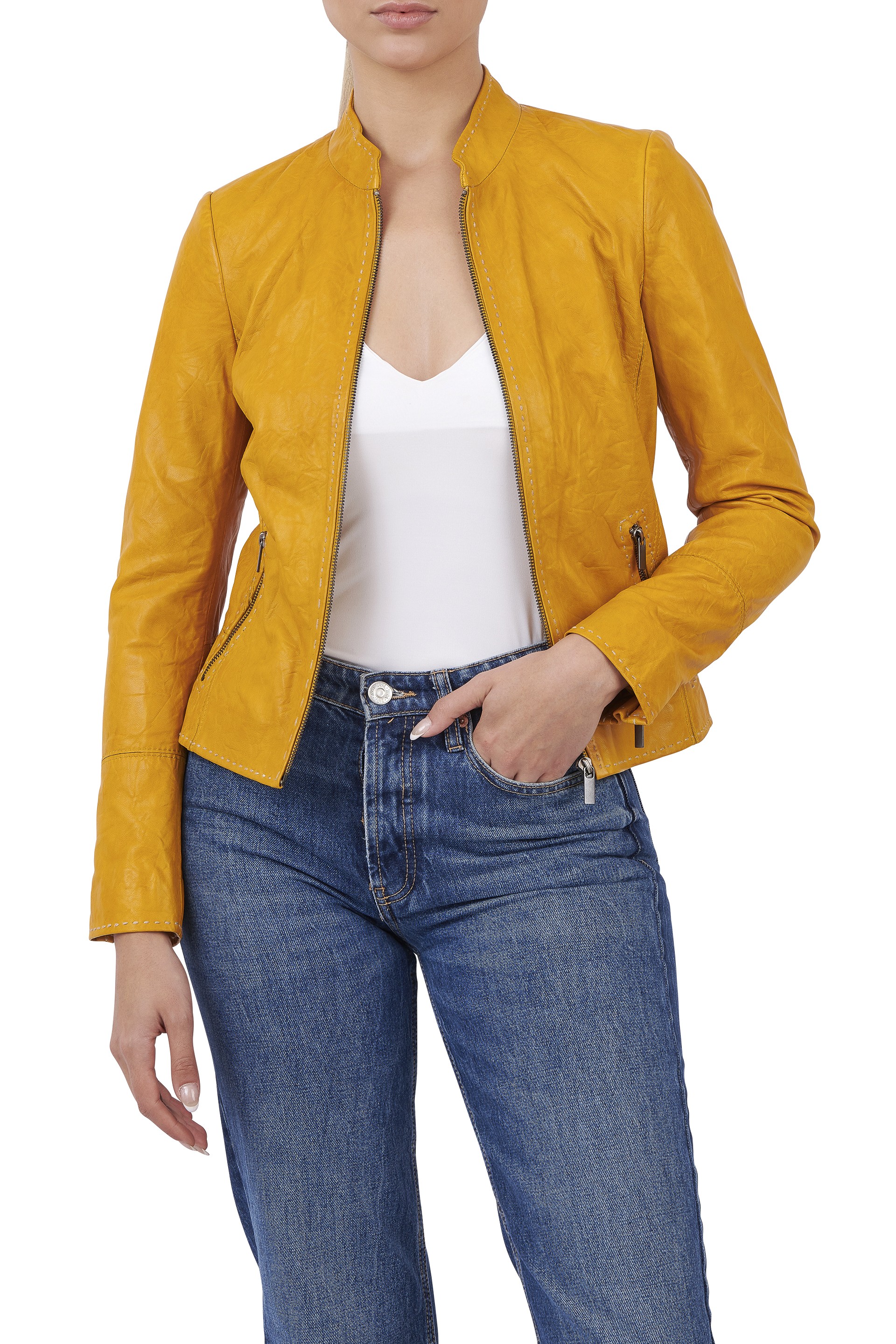 Blusão em pele Salete