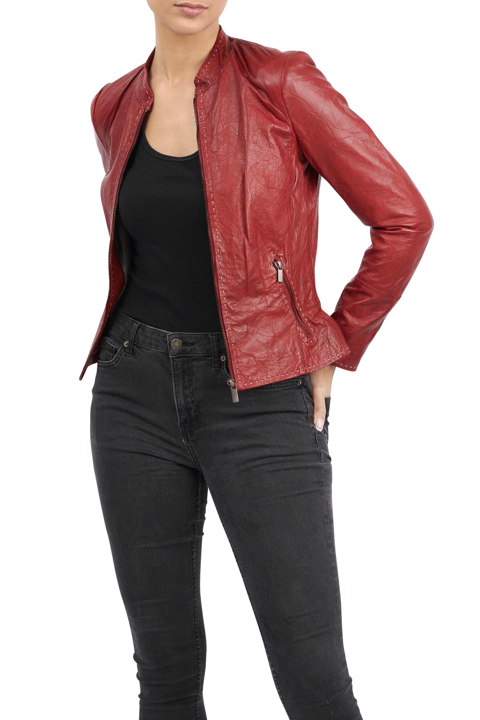 Blusão em pele Salete