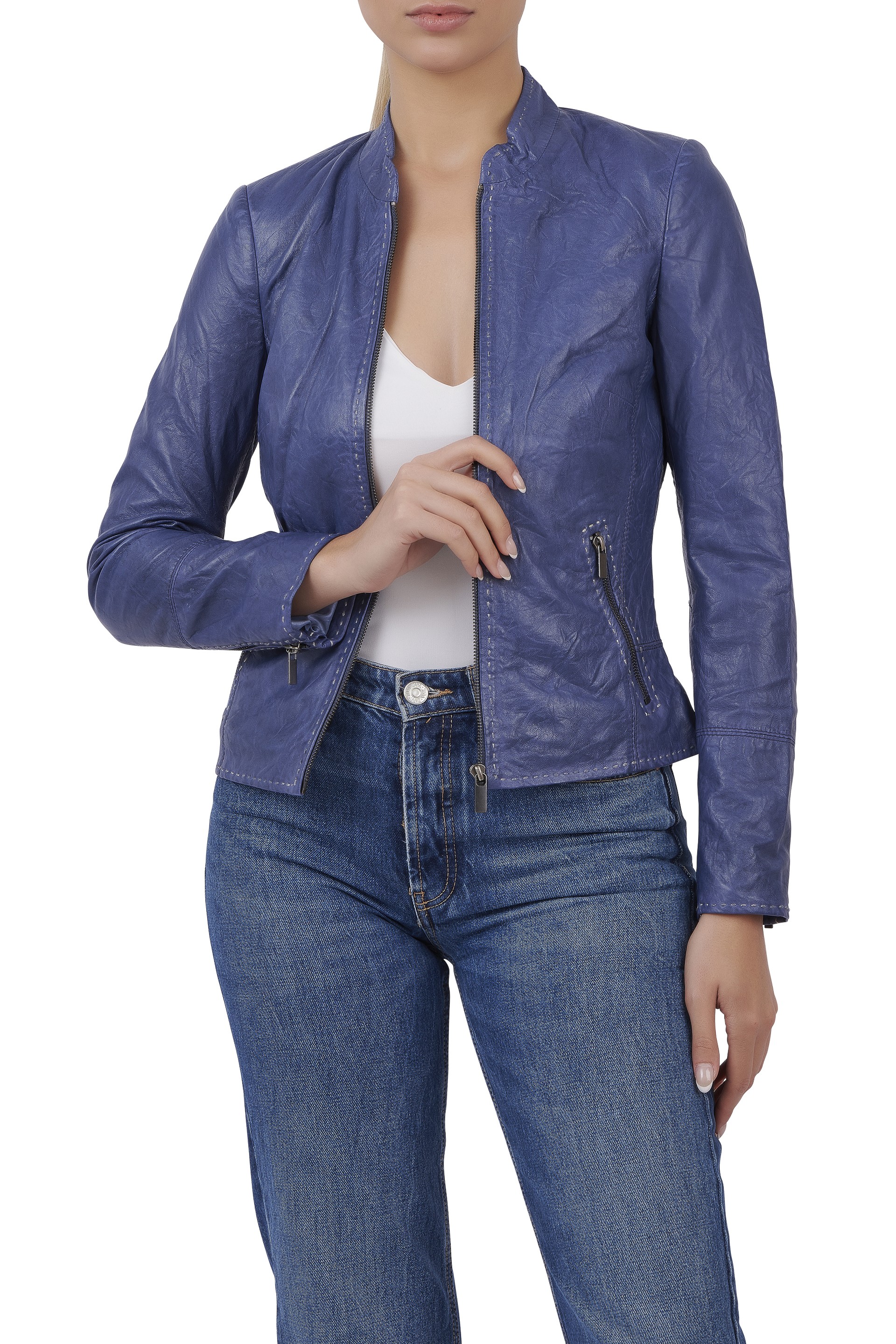 Blusão em pele Salete