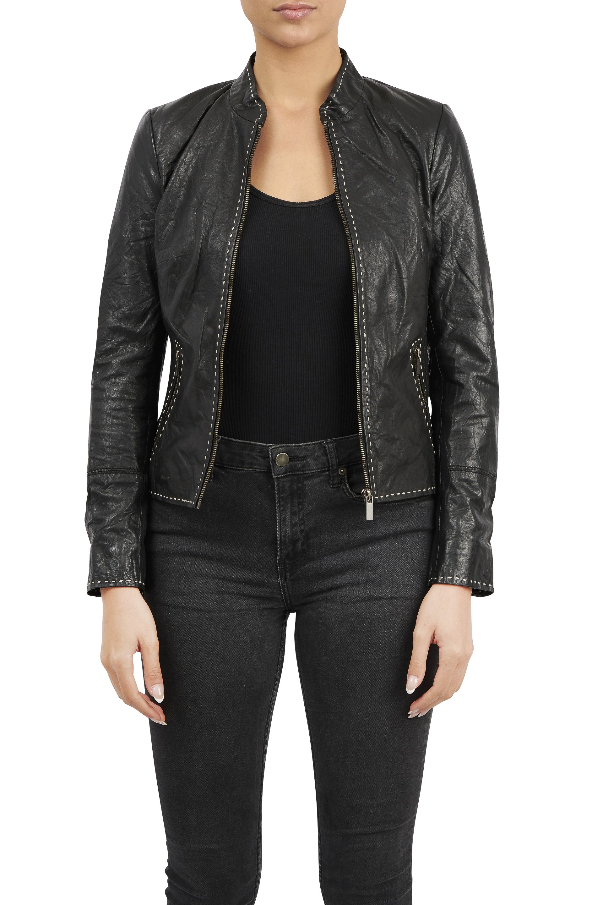 Blusão em pele Salete