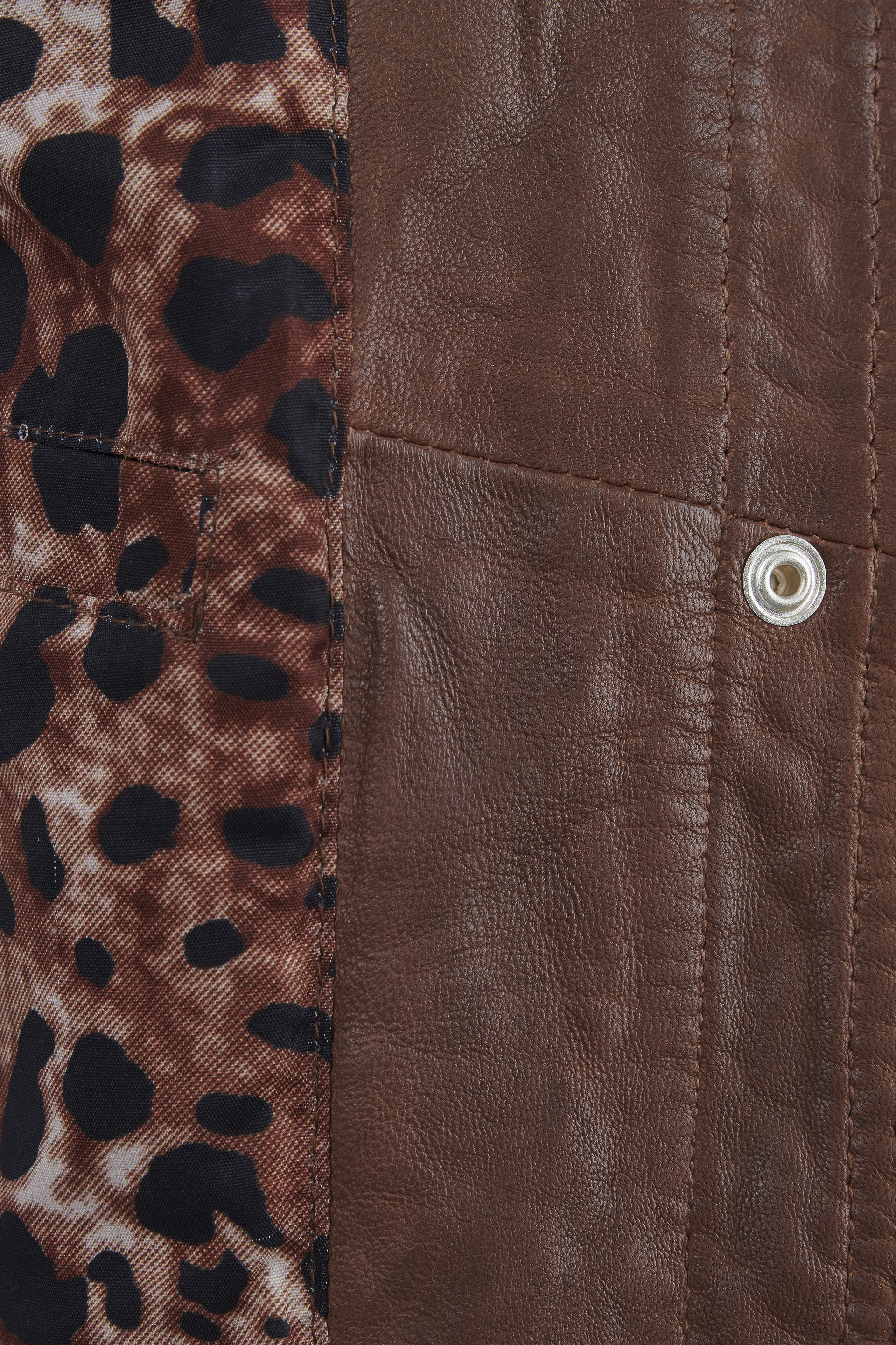 Blusão em pele Lorena