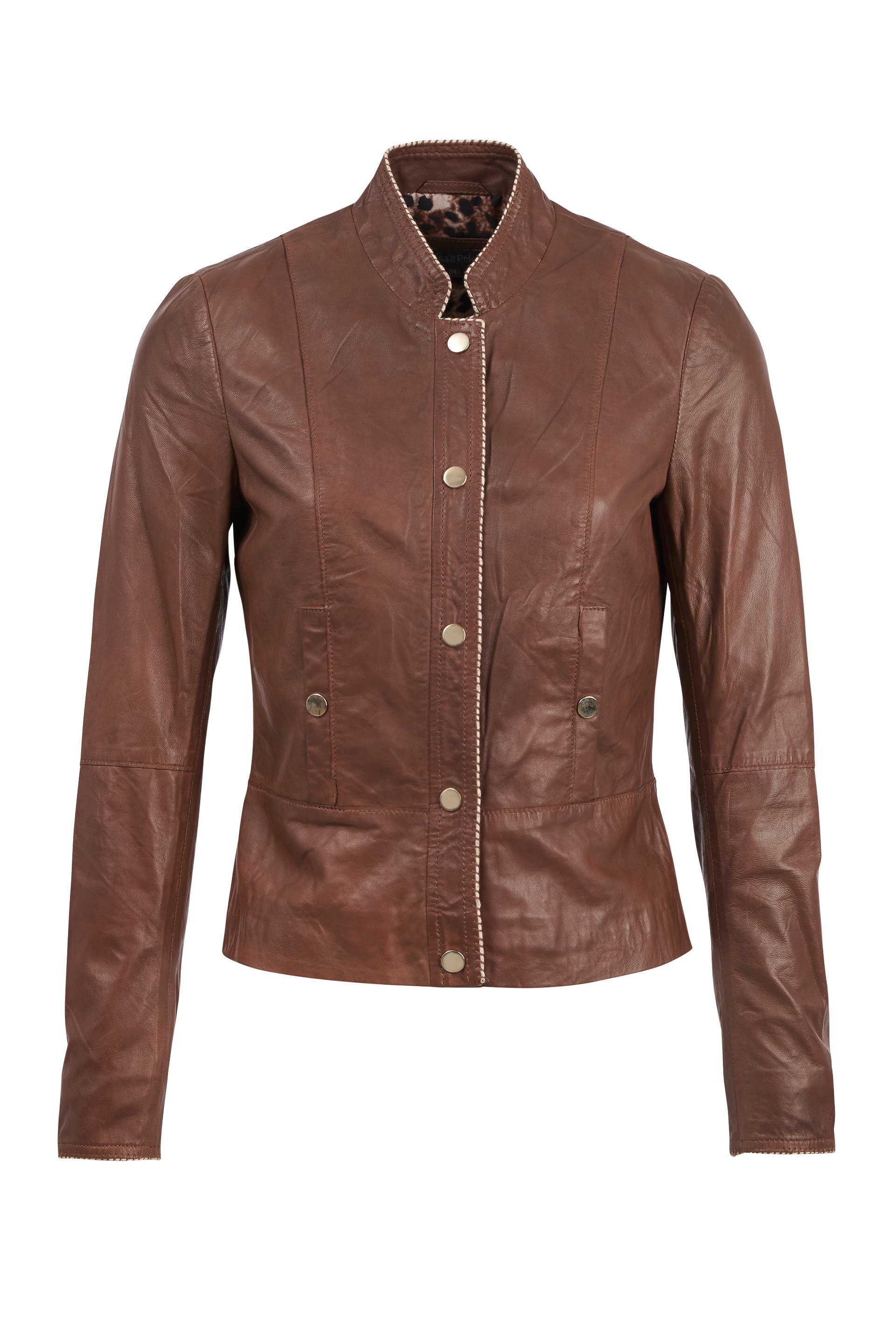 Blusão em pele Lorena